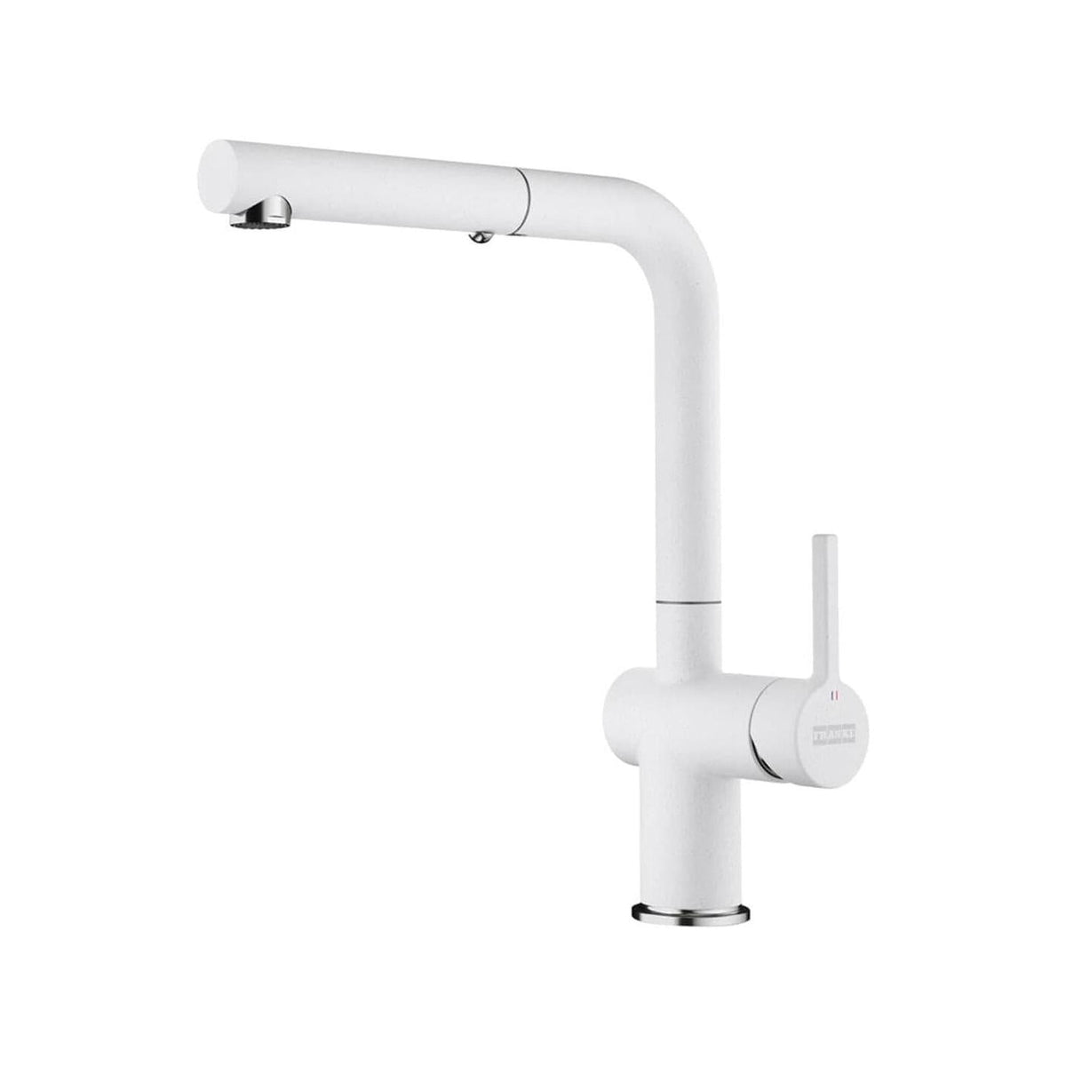 FRANKE 115.0653.387 MISCELATORE MONOCOMANDO CON DOCCETTA ESTRAIBILE COLORE BIANCO