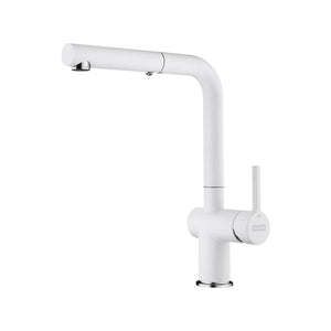 FRANKE 115.0653.387 MISCELATORE MONOCOMANDO CON DOCCETTA ESTRAIBILE COLORE BIANCO