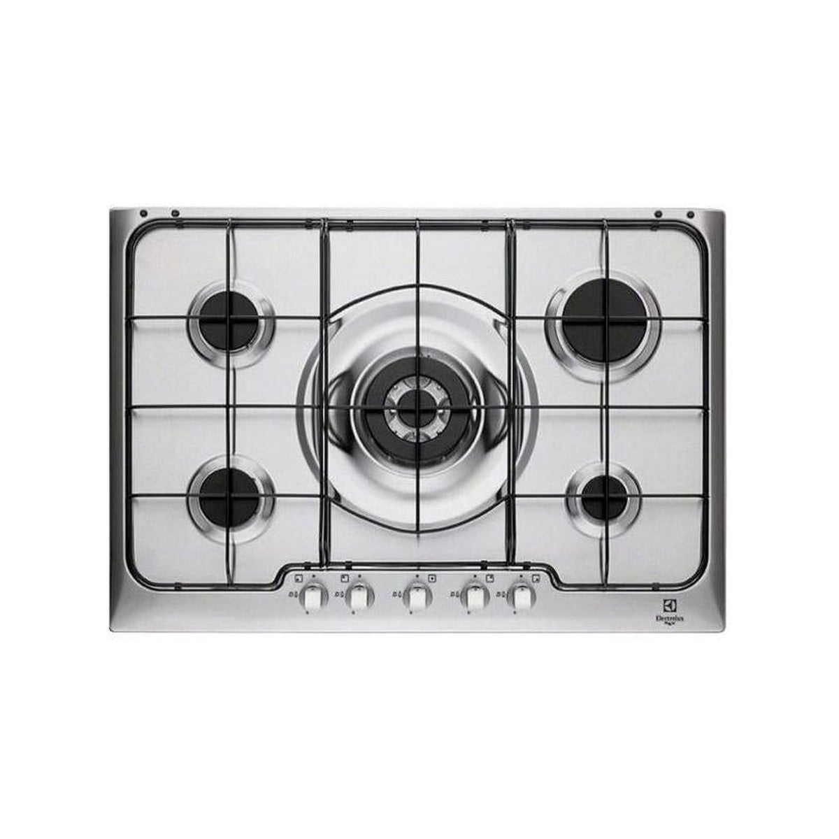 ELECTROLUX PX750UV PIANO COTTURA DA INCASSO 75CM 5 FUOCHI A GAS INOX