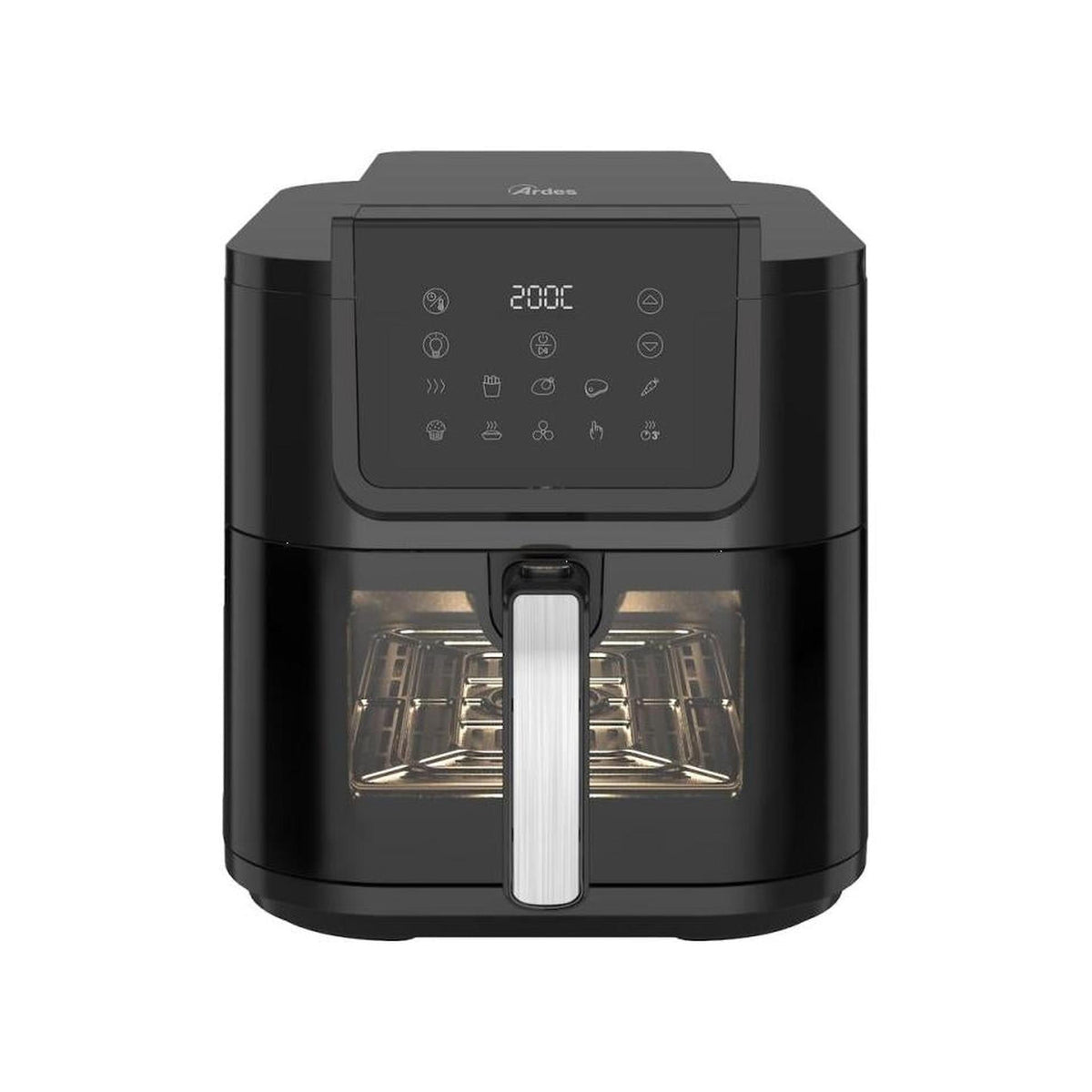 ARDES ARFRYA08LV FRIGGITRICE AD ARIA FRIGGISANA 8LT DISPLAY TOUCH COLORE NERO