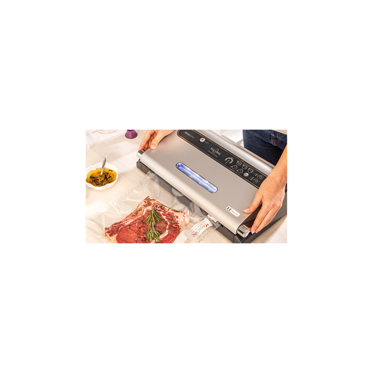 MAGIC VAC VD50PK2 MACCHINA SOTTOVUOTO PROFESSIONALE 130W 18LT/MIN