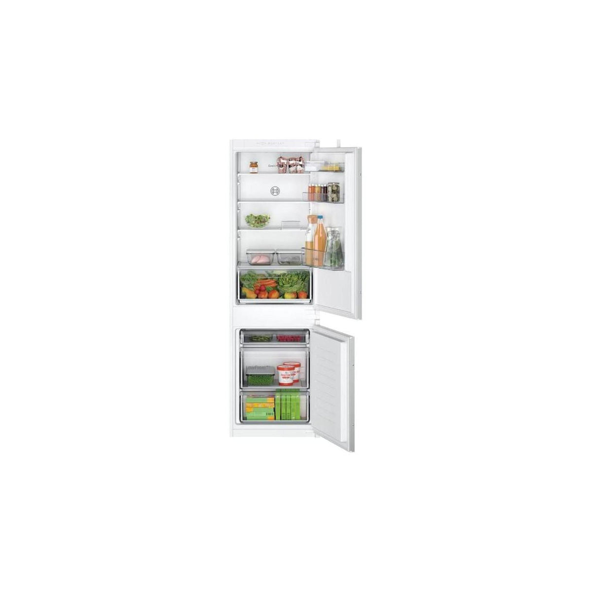 BOSCH KIV865SE0 FRIGORIFERO COMBINATO DA INCASSO 267 LT LOW FROST CLASSE E