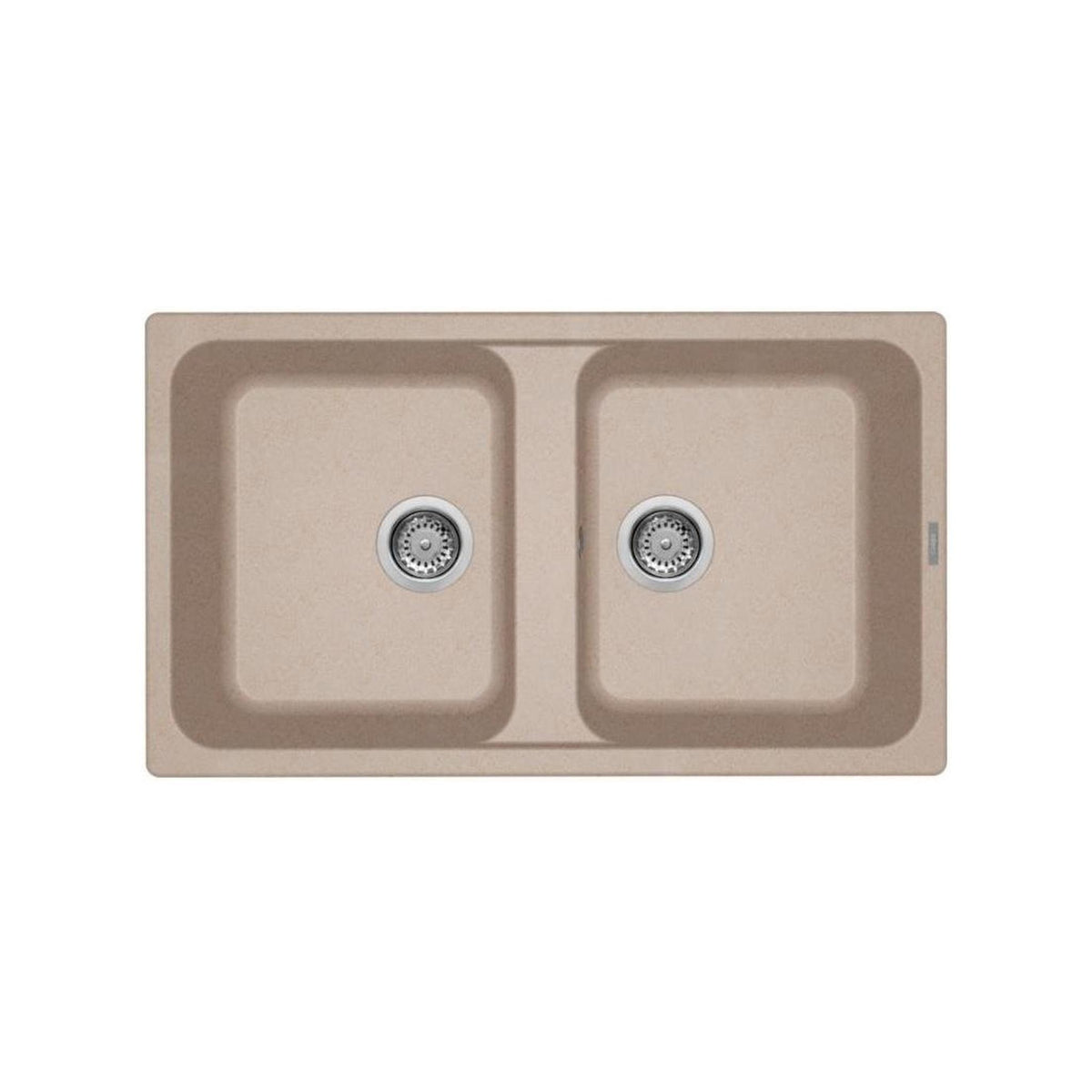 ELLECI LG245051 LAVELLO 2 VASCHE 86x50 IN GRANITEK AVENA