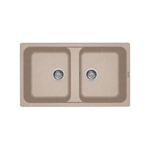 ELLECI LG245051 LAVELLO 2 VASCHE 86x50 IN GRANITEK AVENA