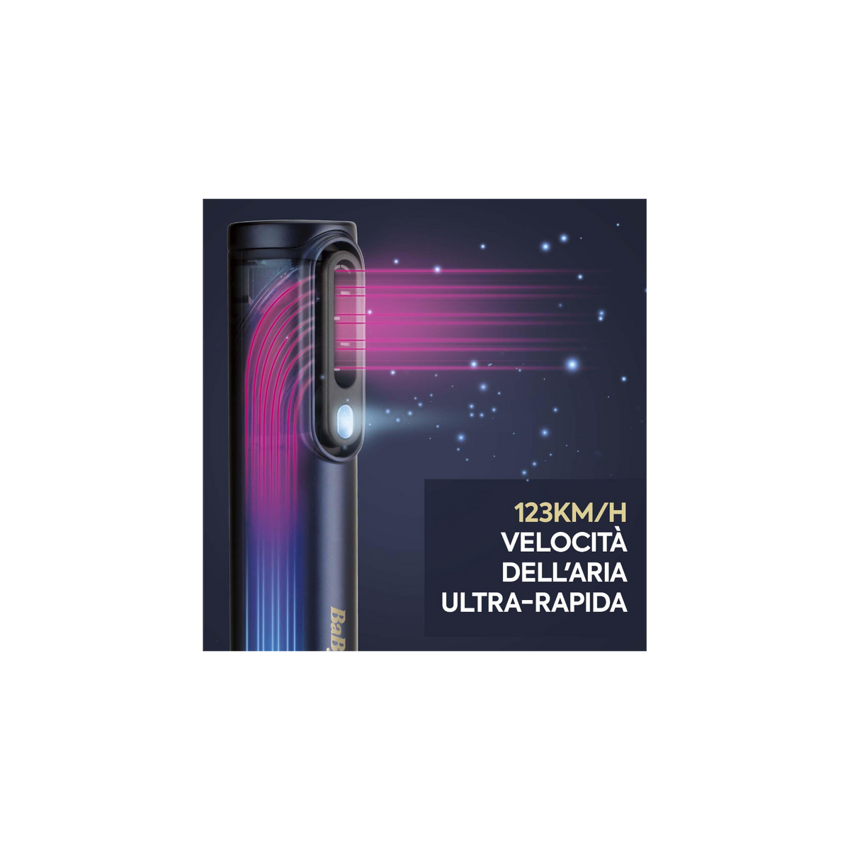BABYLISS AS6550E AIR WAND ASCIUGACAPELLI 3 IN 1