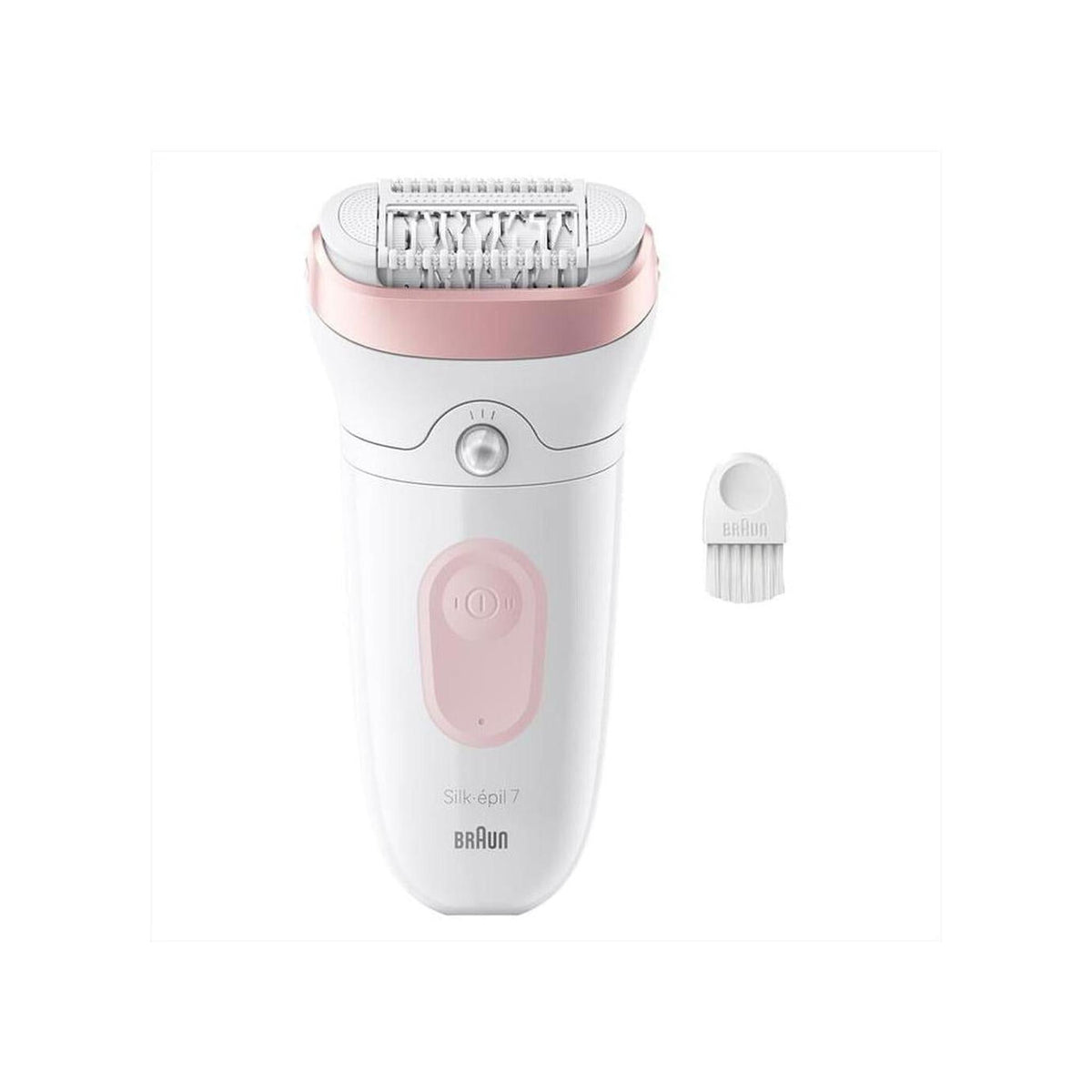 BRAUN 7 7-000 SILK-EPIL TOTAL BODY RICARICABILE CON LUCE WET&DRY BIANCO/ROSA