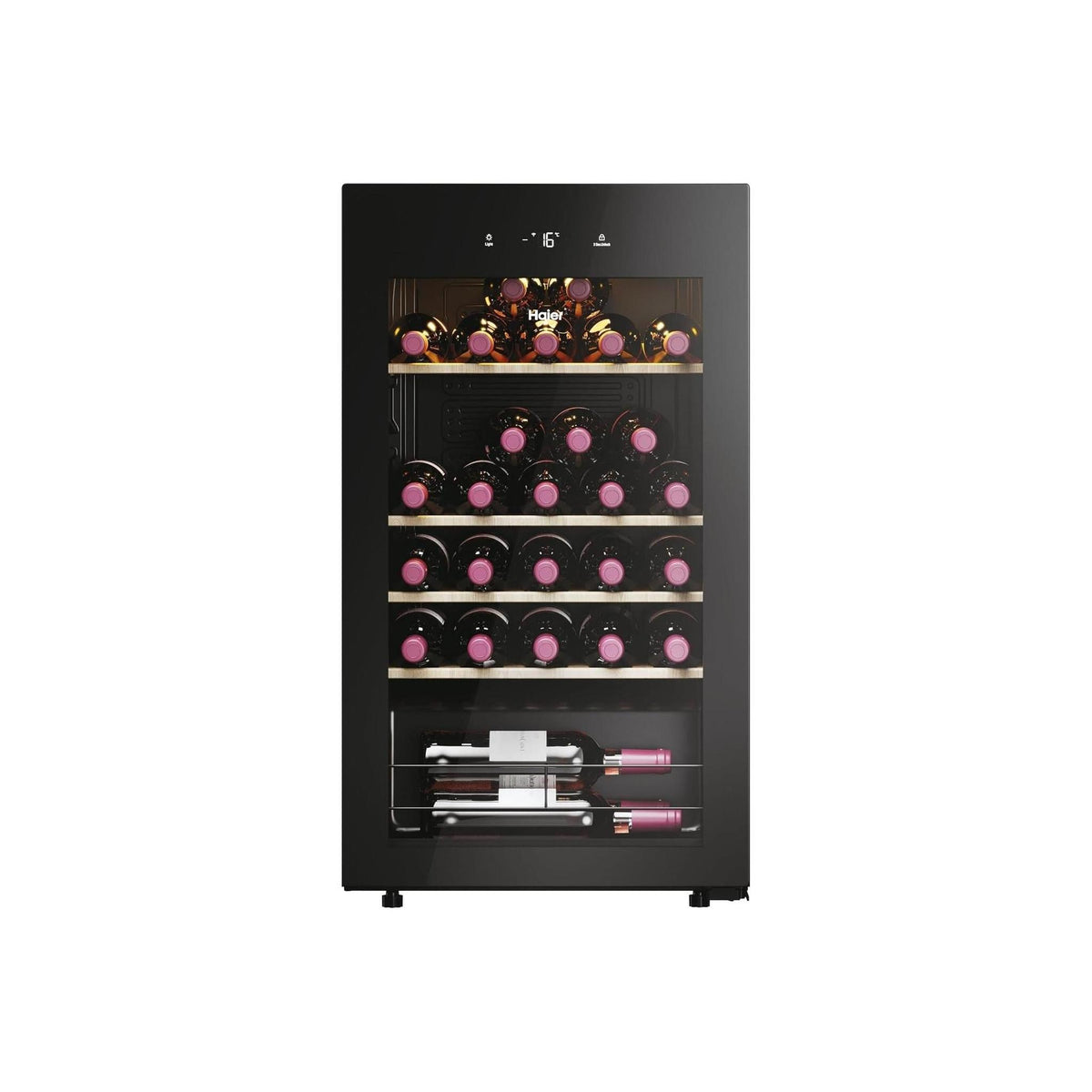 HAIER HWS34GGH1 FRIGO CANTINA 34 BOTTIGLIE WIFI CLASSE G COLORE NERO