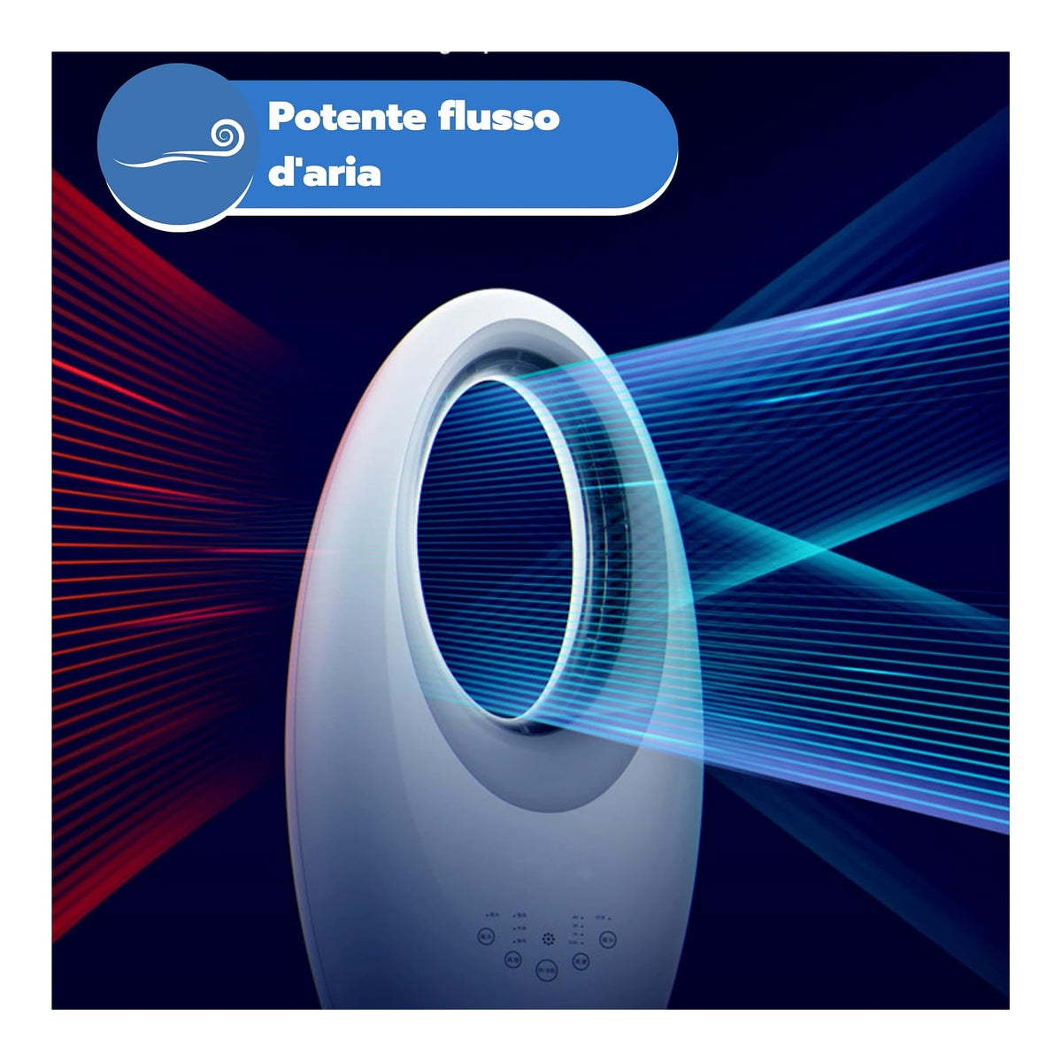 ARDES AR5BL1B MUNA BLADELESS VENTILATORE 3 VELOCITA' CON TELECOMANDO