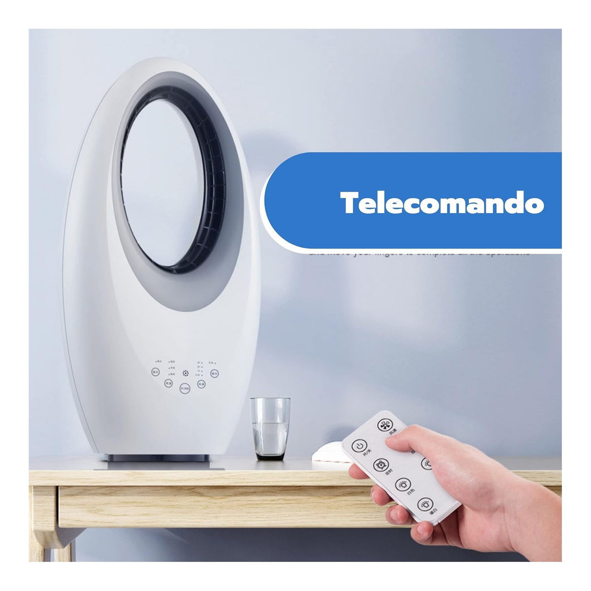 ARDES AR5BL1B MUNA BLADELESS VENTILATORE 3 VELOCITA' CON TELECOMANDO
