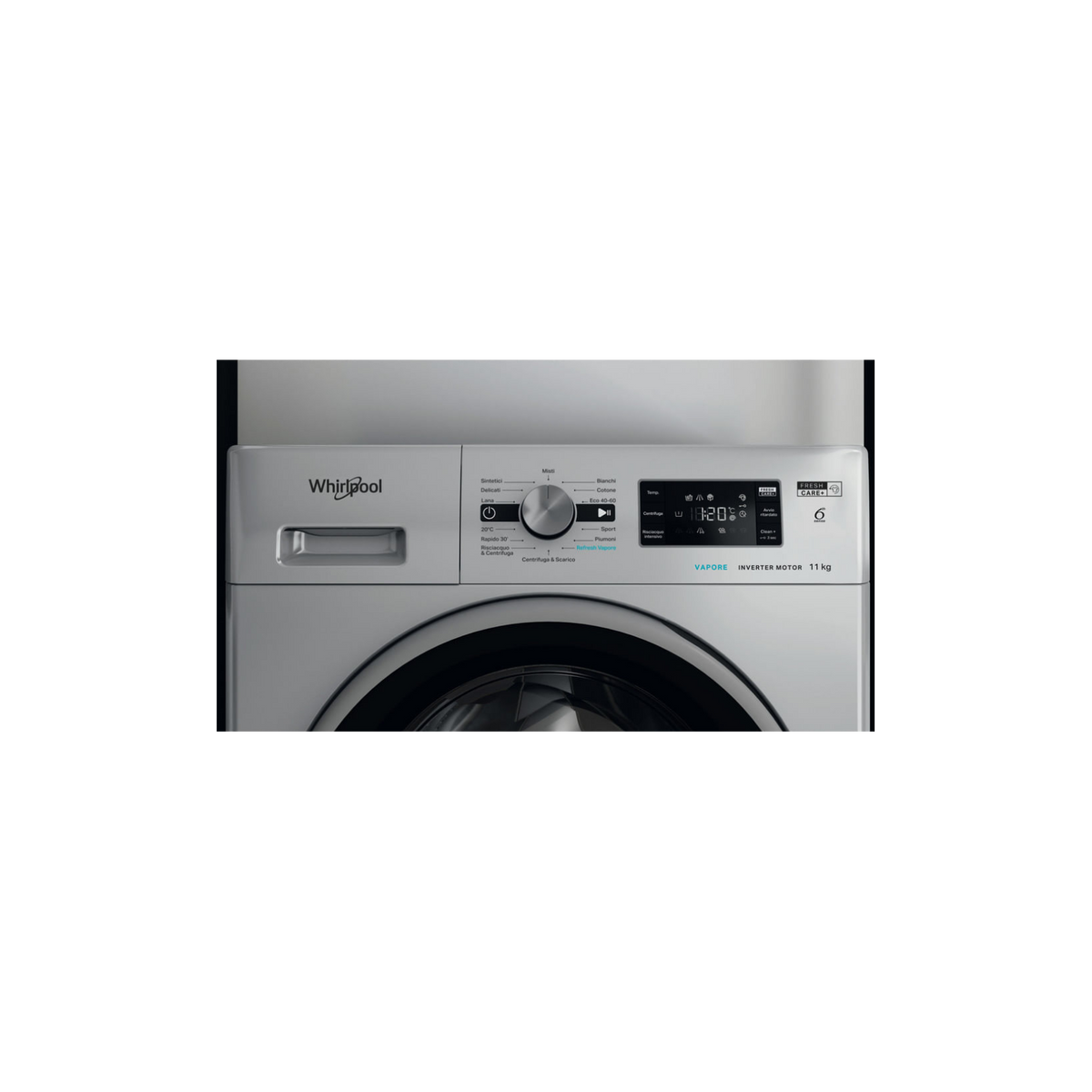 WHIRLPOOL FFB 116 SILVER IT LAVATRICE 11KG 1400 GIRI CLASSE A SILVER - FFB116SILVERIT