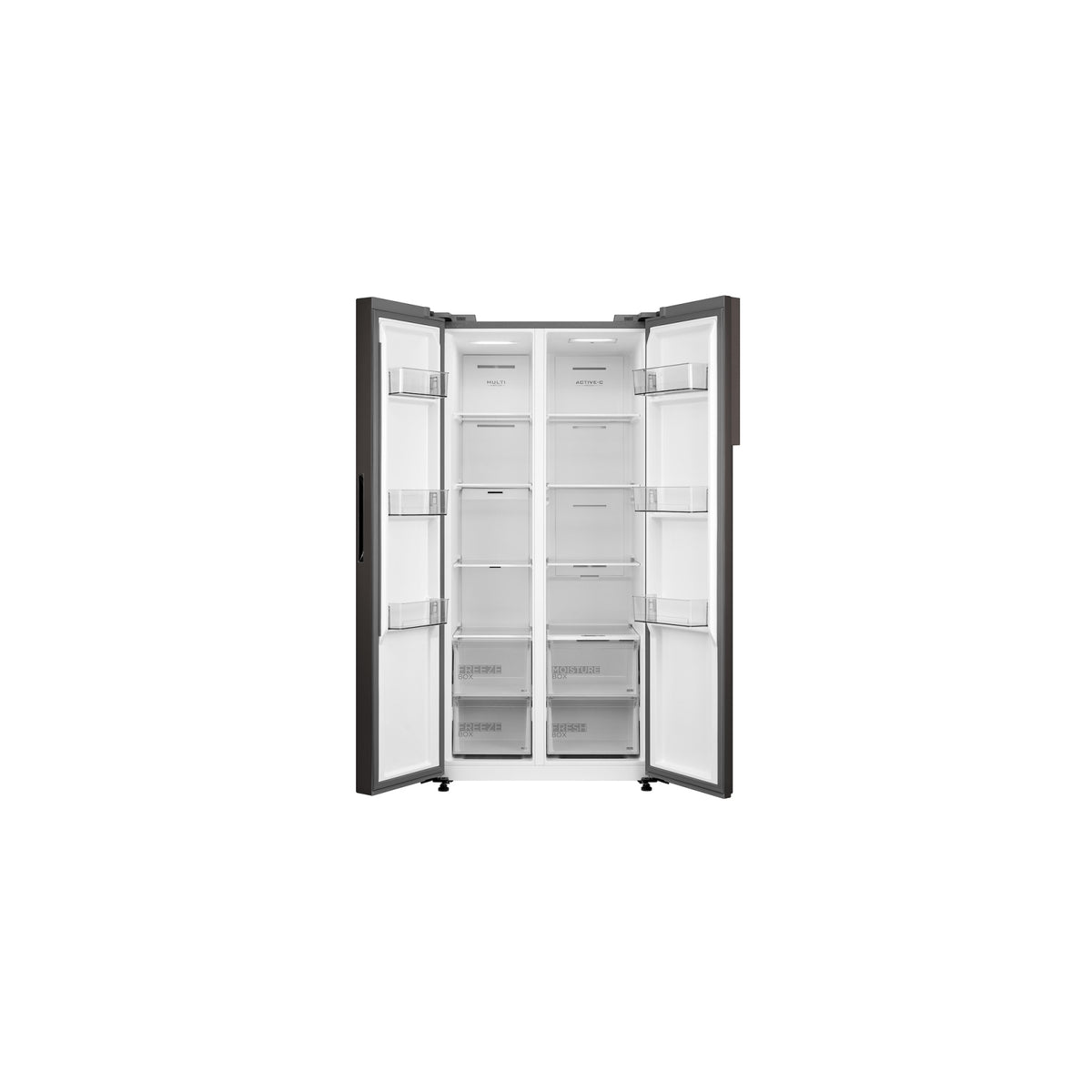 COMFEE MIDEA MDRS619FIE28 FRIGORIFERO SIDE BY SIDE 460LT NO FROST WIFI CLASSE E NERO