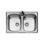 FOSTER 1886560 LAVELLO DA INCASSO BASE SOTTOLAVELLO 2 VASCHE INOX - PROMO