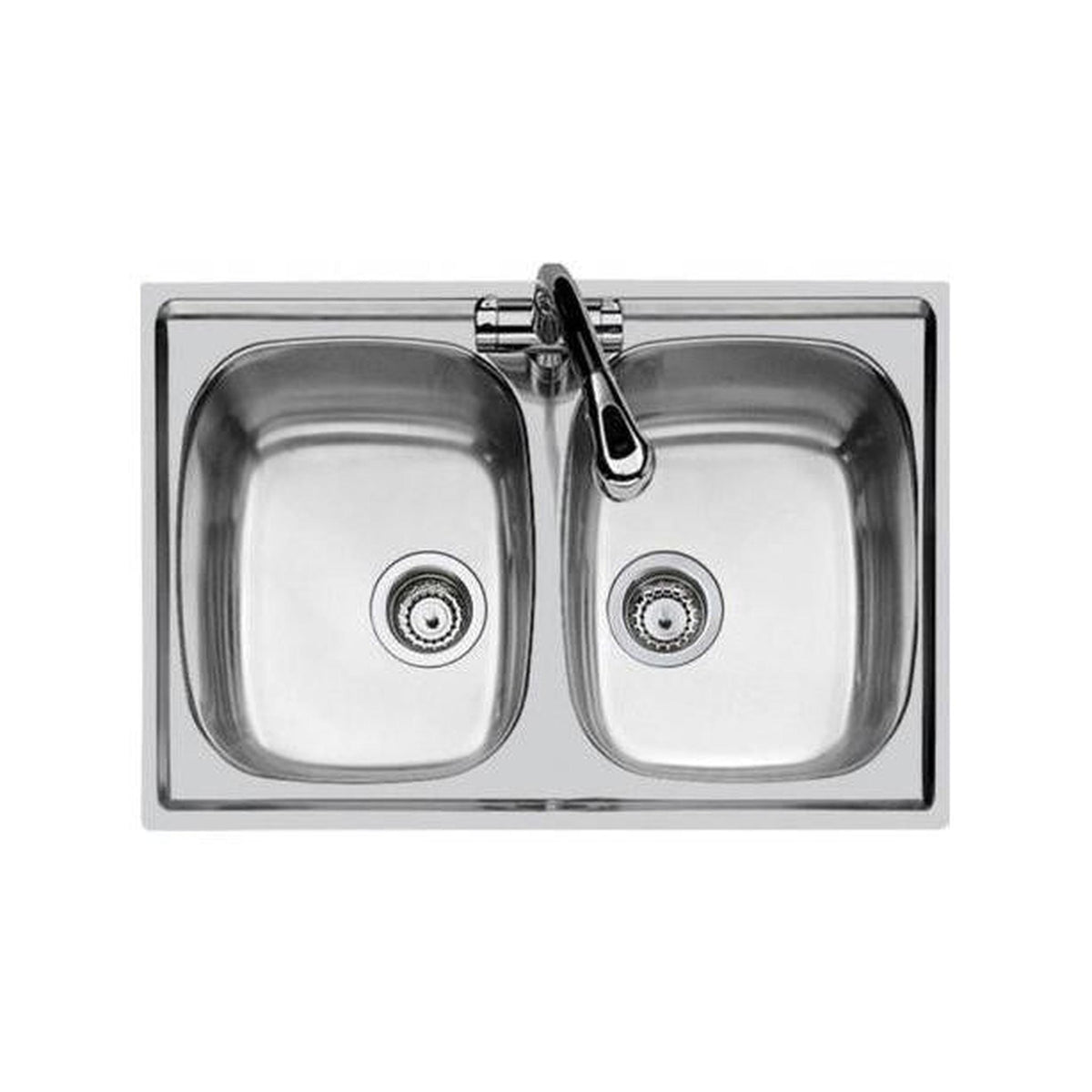 FOSTER 1886560 LAVELLO DA INCASSO BASE SOTTOLAVELLO 2 VASCHE INOX - PROMO