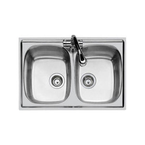 FOSTER 1886560 LAVELLO DA INCASSO BASE SOTTOLAVELLO 2 VASCHE INOX - PROMO