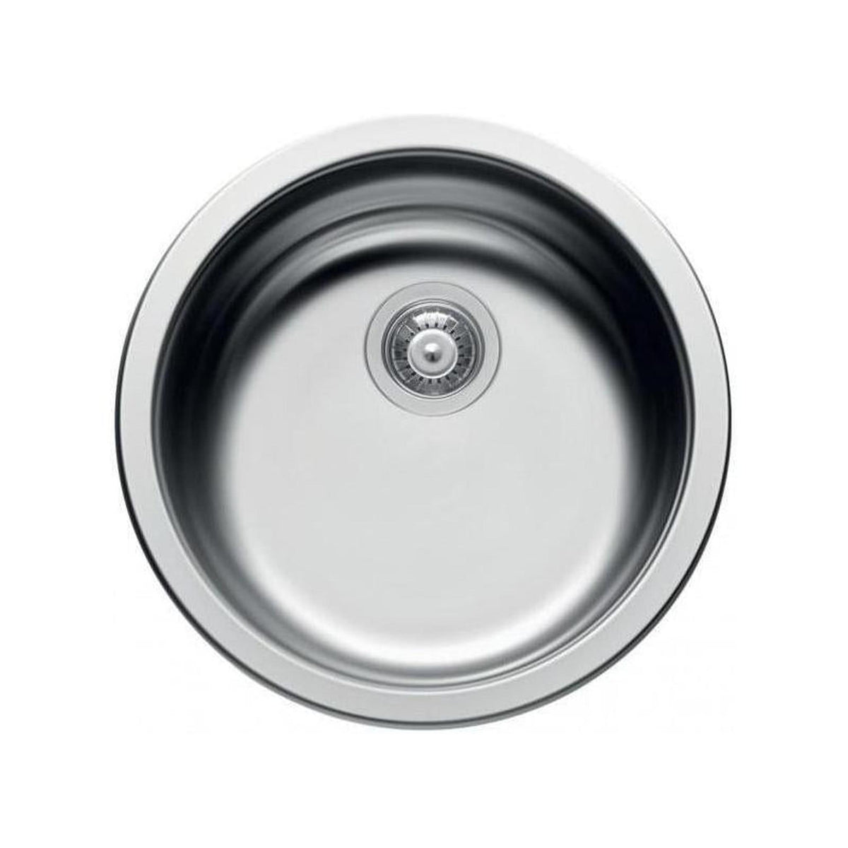 ELLECI LIKROUSAC LAVELLO ROTONDO SOPRATOP 43,5 CM INOX