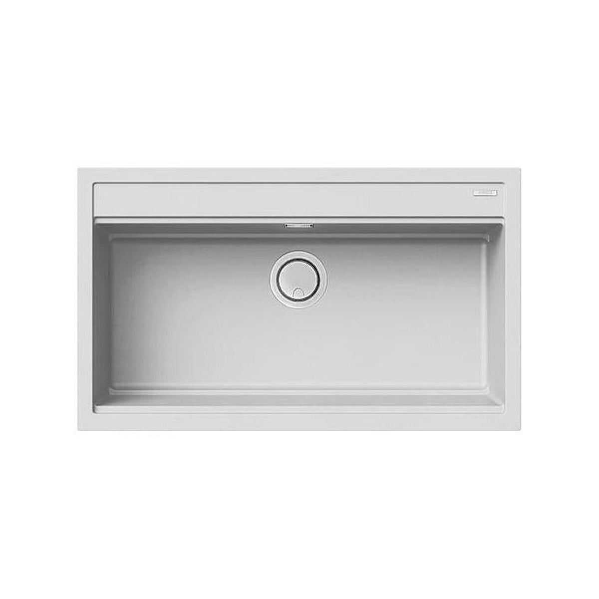 ELLECI LGB36068 LAVELLO INCASSO BEST 360 86x51CM 1 VASCA IN GRANITEK COLORE BIANCO TITANO