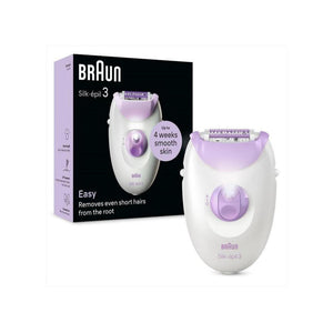 BRAUN SILK-ÉPIL 3 3-000 EPILATORE SERIE 3 CON FILO E LUCE LED - S-EPIL3000