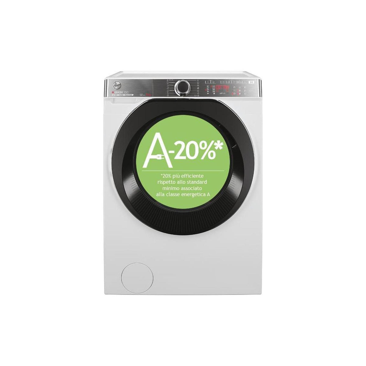 HOOVER H5WPB49AMBC8/1-S LAVATRICE 9 KG 1400 GIRI WIFI ECO DOSER CLASSE A - 20%