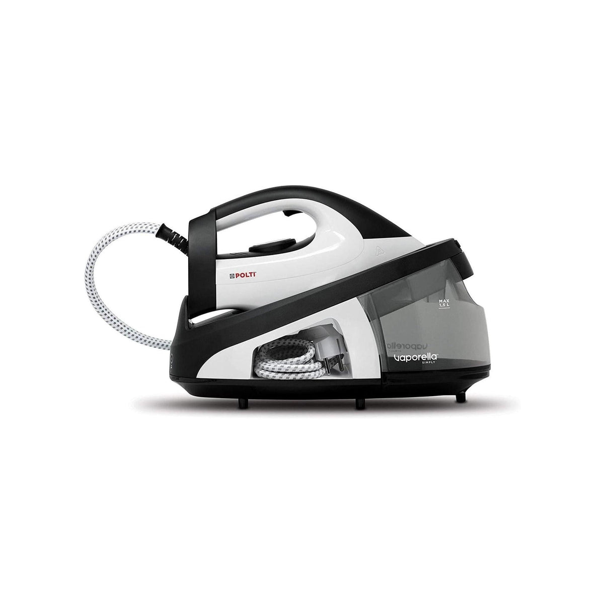 POLTI VS20.20 VAPORELLA SIMPLY FERRO DA STIRO CON CALDAIA 2200W SERBATOIO 1.5 LT COLORE NERO E BIANCO
