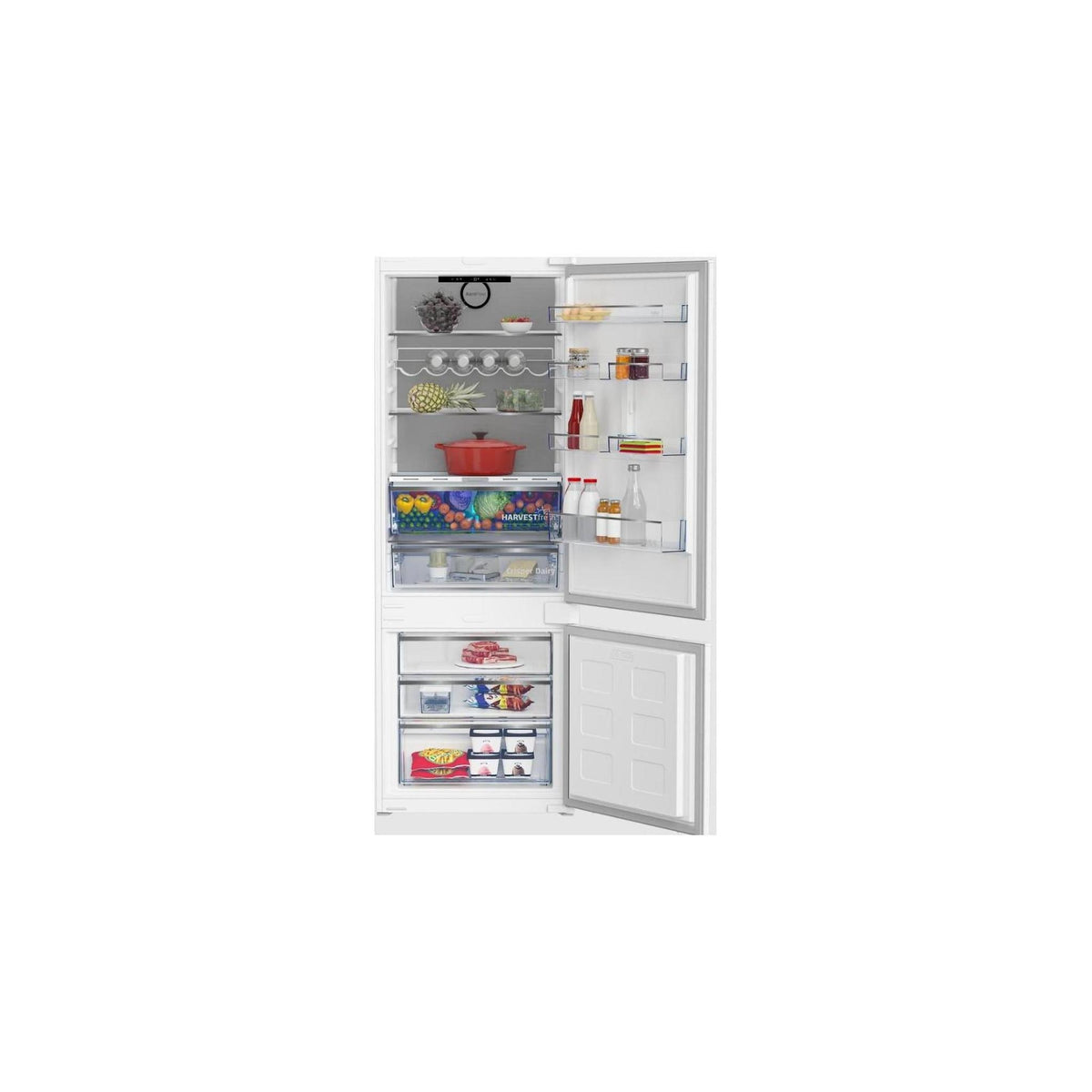 BEKO BCNE400E50SHN FRIGORIFERO COMBINATO DA INCASSO TOTAL NO FROST 370LT CLASSE D