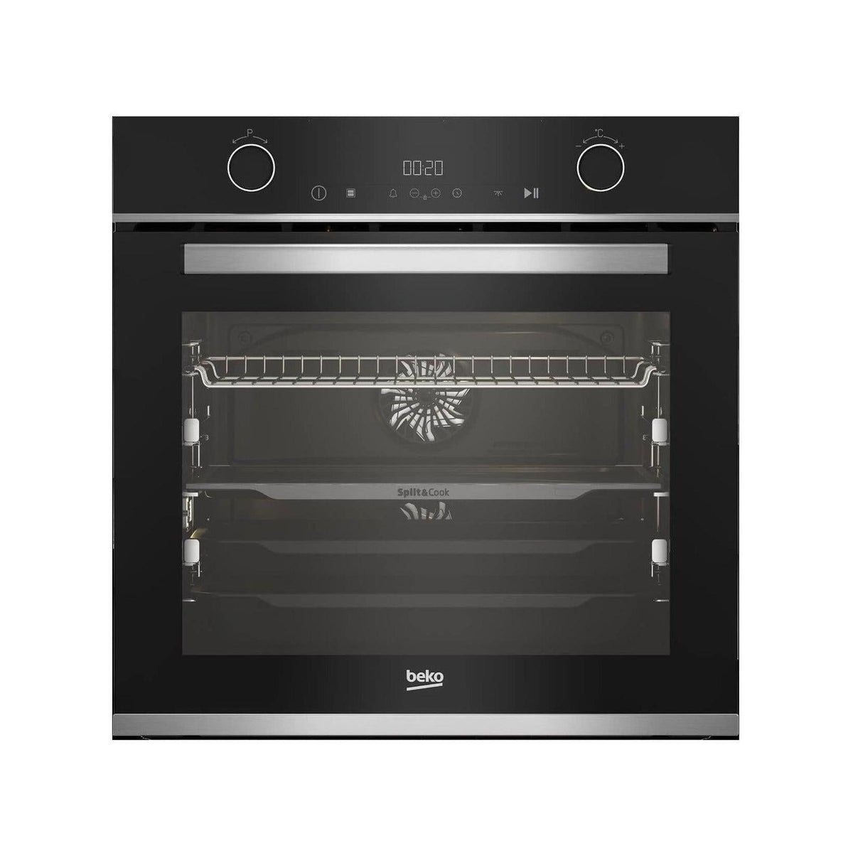 BEKO BBVM13400XDS FORNO DA INCASSO ELETTRICO VENTILATO SPLIT COOK CLASSE A+ COLORE INOX