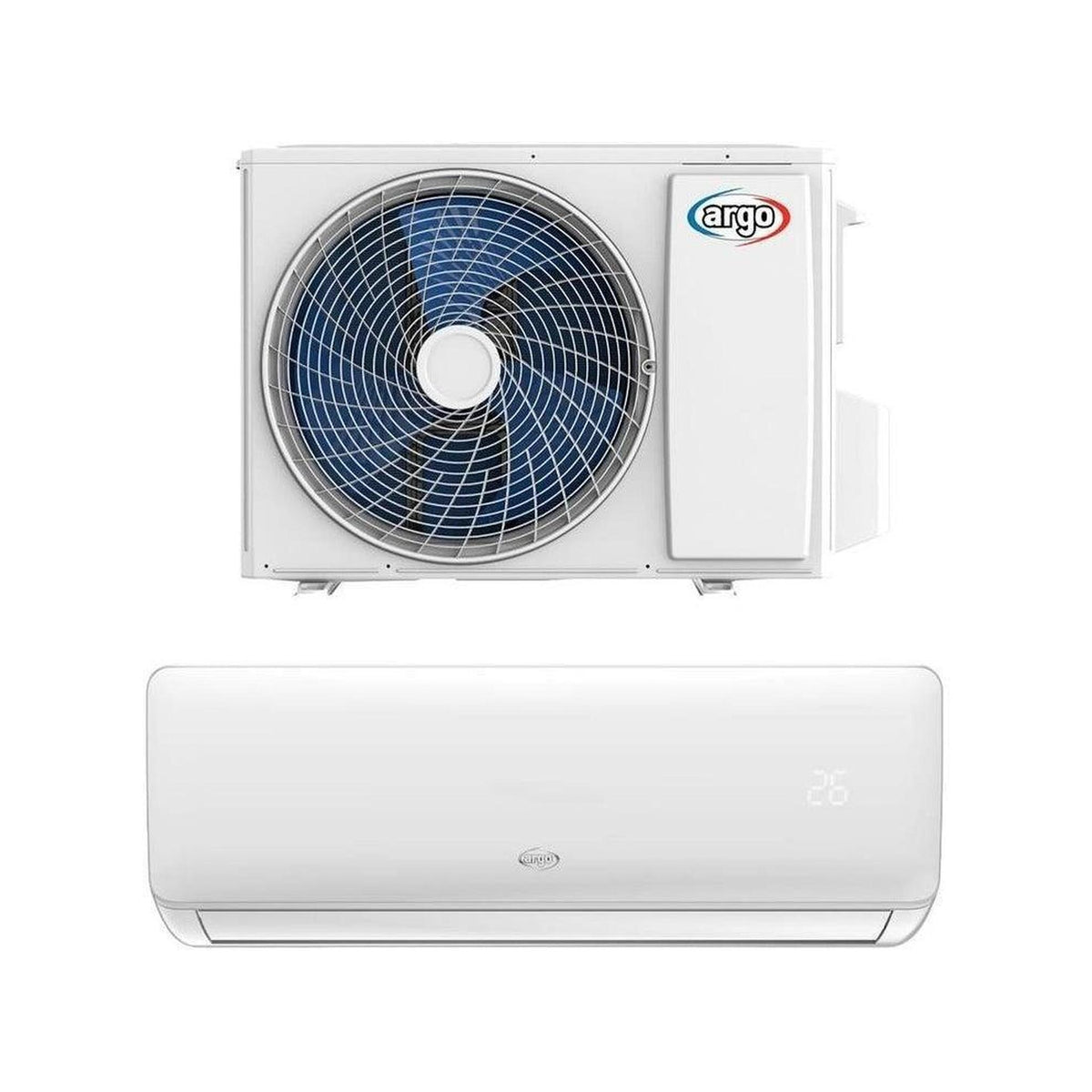 ARGO CLIMADESIGN 9000 KIT CLIMATIZZATORE MONOSPLIT 9000 BTU WIFI INVERTER GAS R-32 CLASSE A++/A+ - CLD09000