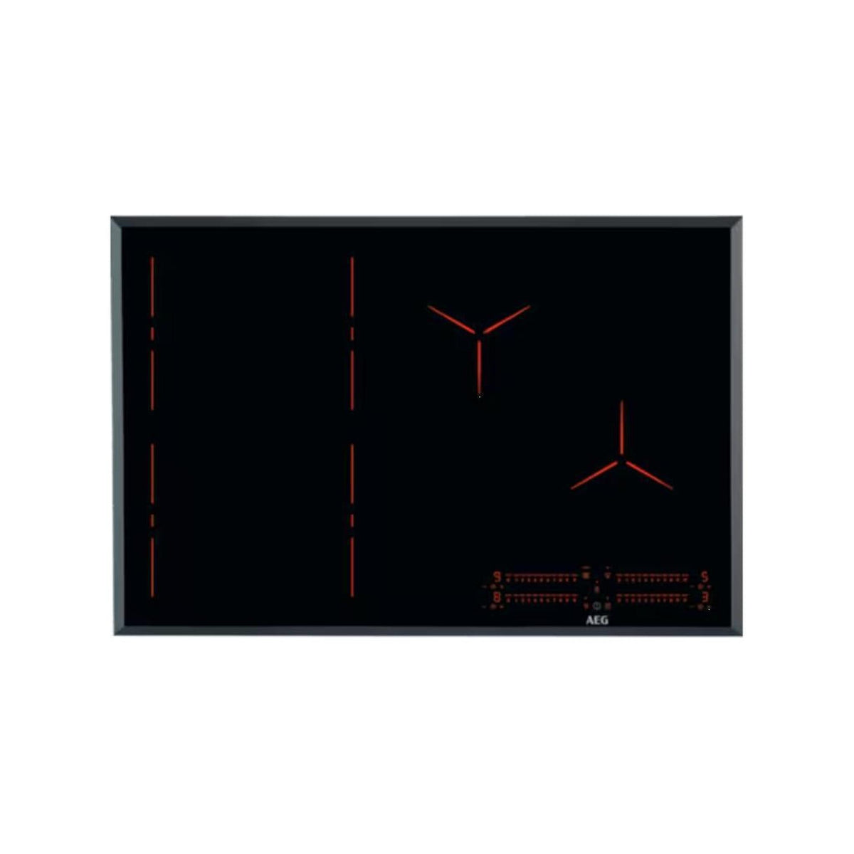 AEG IPE84573FB PIANO COTTURA A INDUZIONE 80CM 4 ZONE COTTURA IN VETROCERAMICA NERO