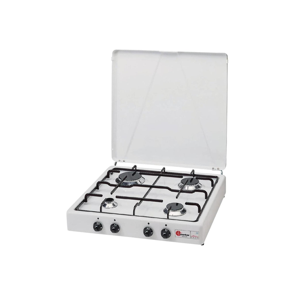 PARKER 542CBGPM FORNELLINO PORTATILE 4 FUOCHI A GAS METANO COLORE BIANCO