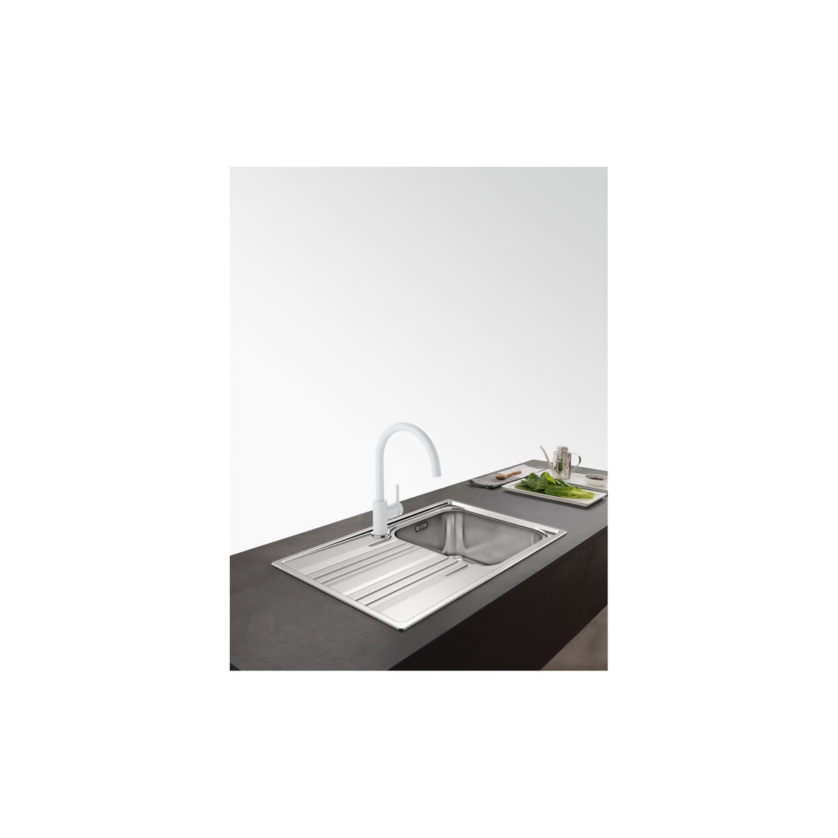 FRANKE 115.0626.024 MISCELATORE MONOCOMANDO CANNA GIREVOLE COLORE BIANCO
