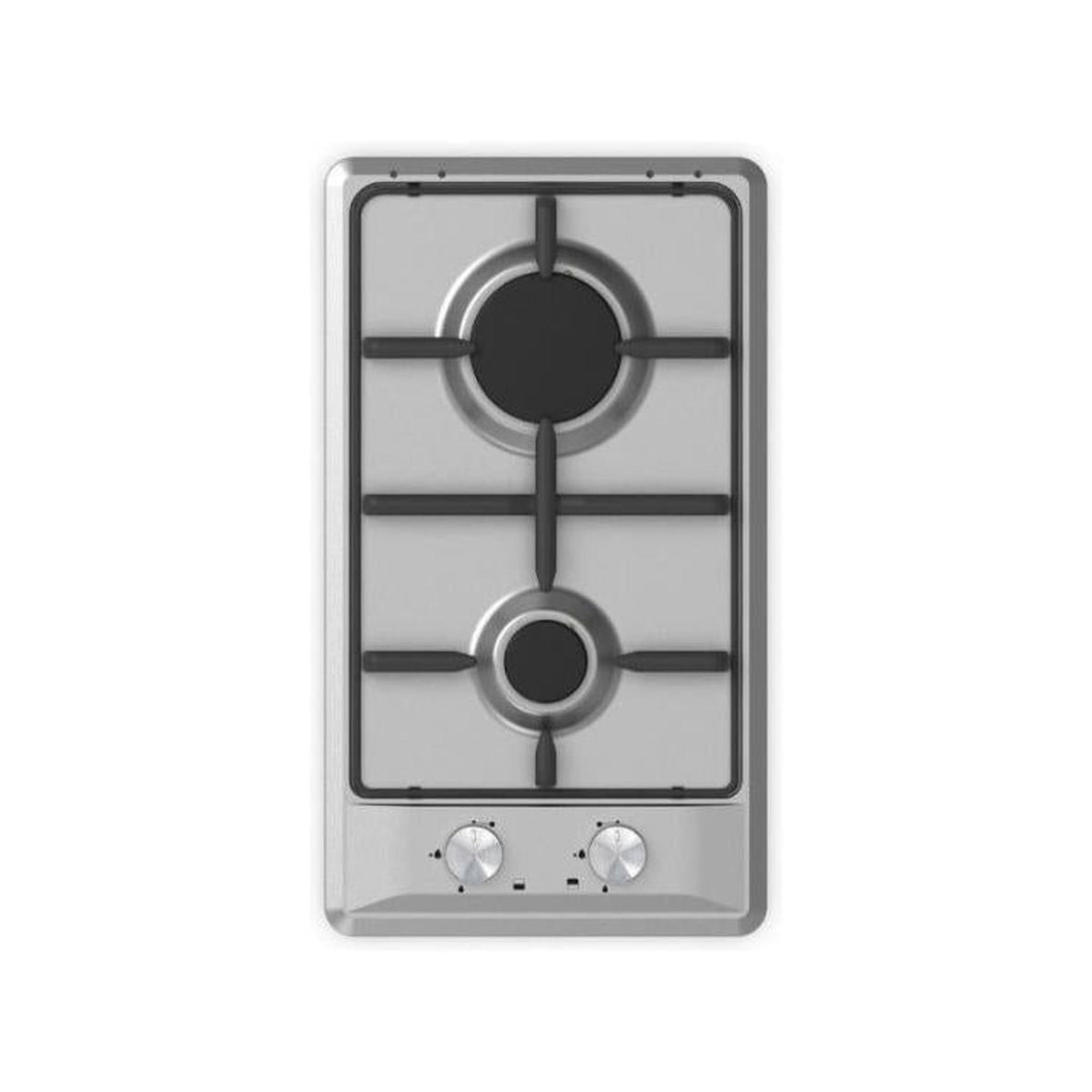 SCHOCK STS32IX PIANO COTTURA 30CM 2 FUOCHI A GAS INOX