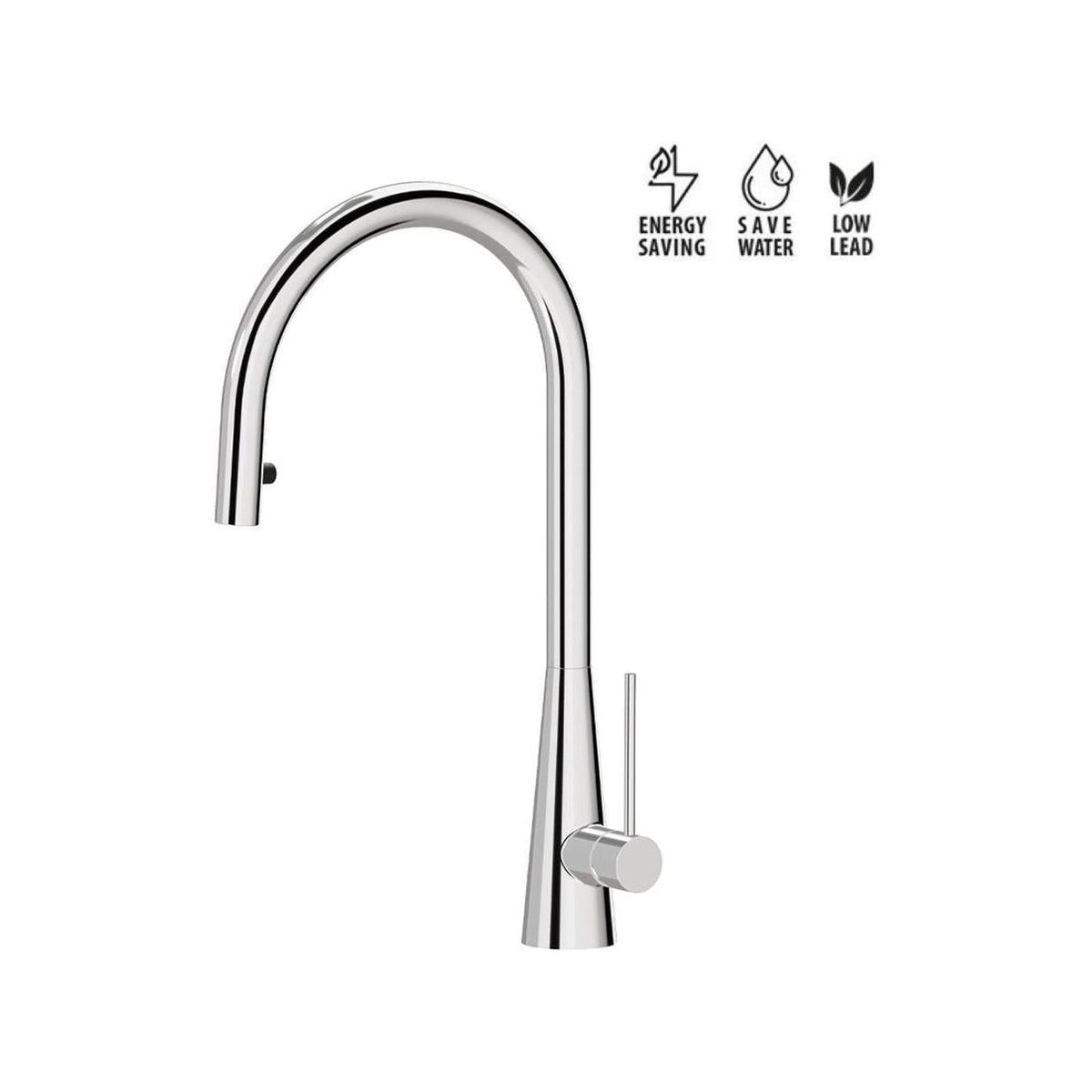 NEWFORM 64213.31.028 YCON MISCELATORE CON DOCCETTA ESTRAIBILE COLORE CROMO