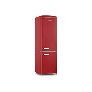 SEVERIN RKG 8917 FRIGORIFERO COMBINATO ANNI 50' 244 LT STATICO CLASSE D COLORE ROSSO