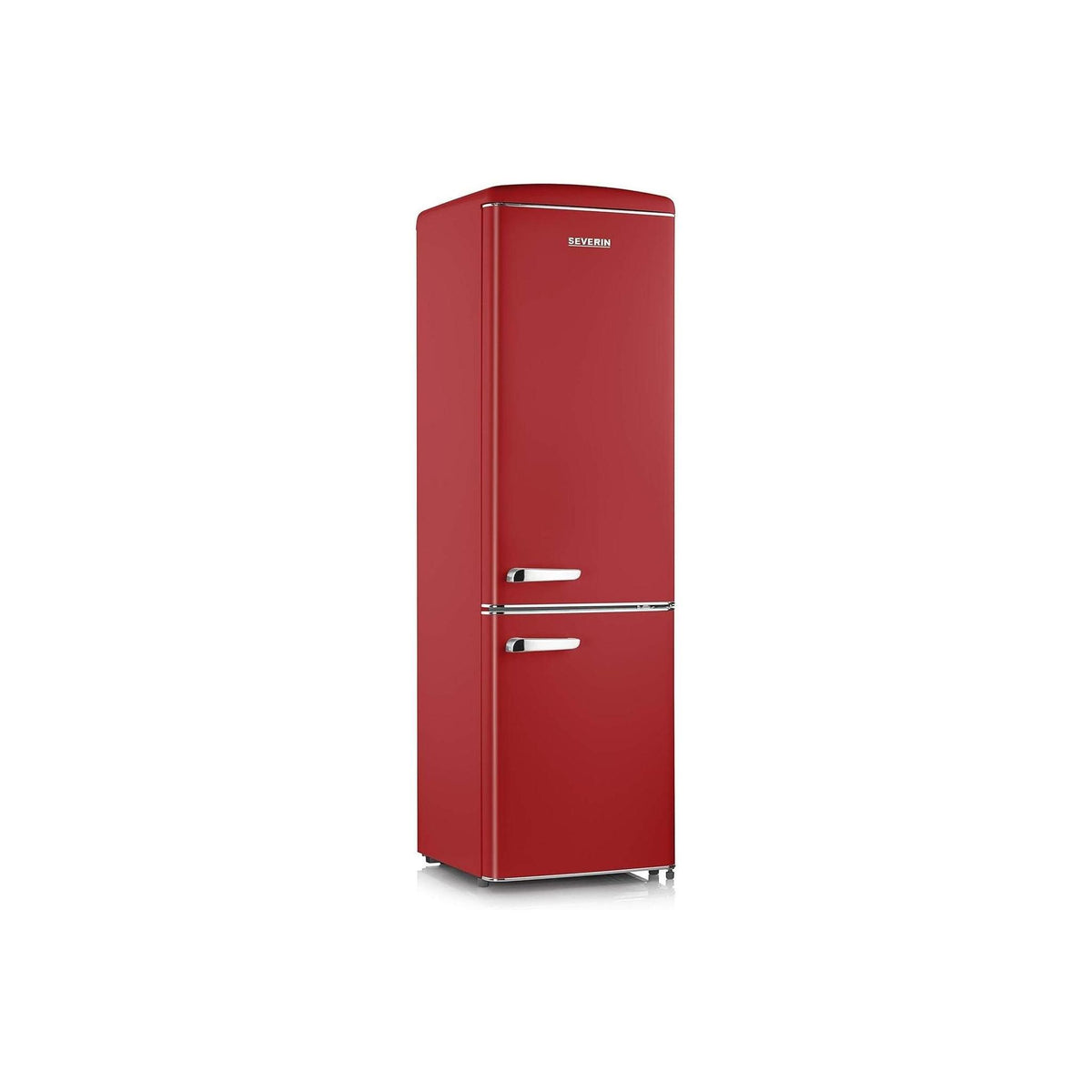 SEVERIN RKG 8917 FRIGORIFERO COMBINATO ANNI 50' 244 LT STATICO CLASSE D COLORE ROSSO
