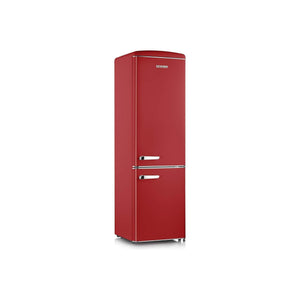 SEVERIN RKG 8917 FRIGORIFERO COMBINATO ANNI 50' 244 LT STATICO CLASSE D COLORE ROSSO