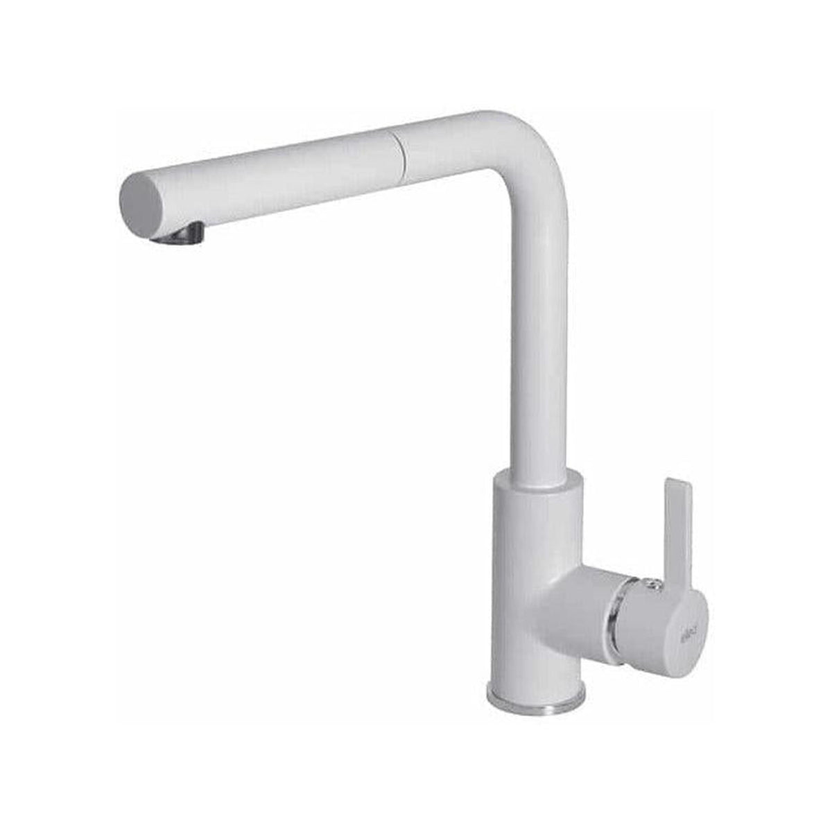 ELLECI MGKC0268 MISCELATORE CON DOCCETTA ESTRAIBILE IN GRANITEK BIANCO TITANIO
