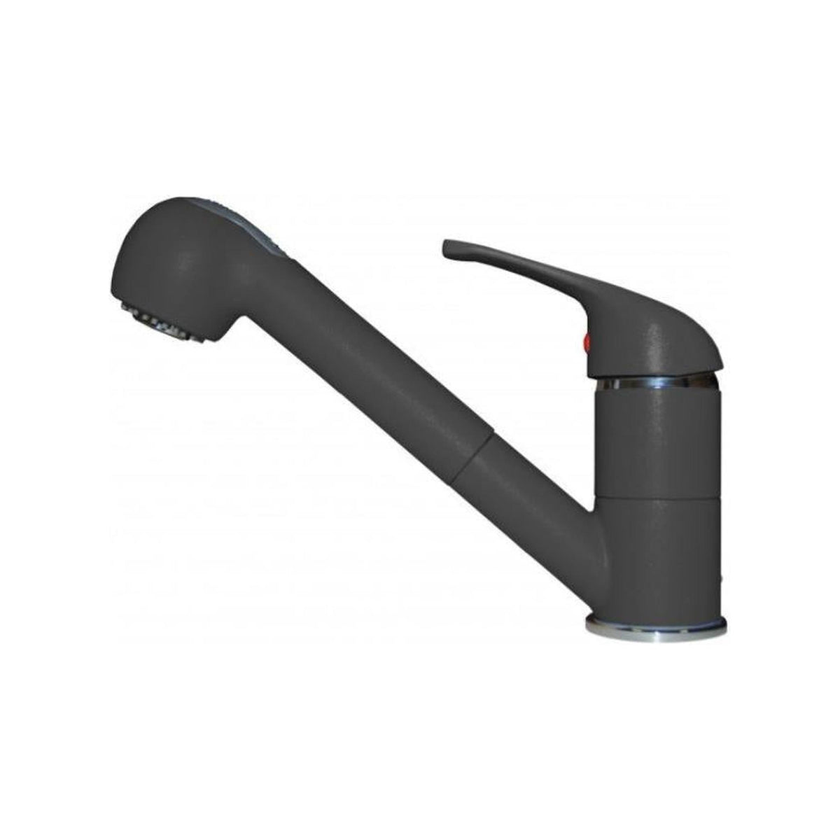 ELLECI MGKVEN59 MISCELATORE MONOCOMANDO CON DOCCETTA ESTRAIBILE COLORE ANTRACITE