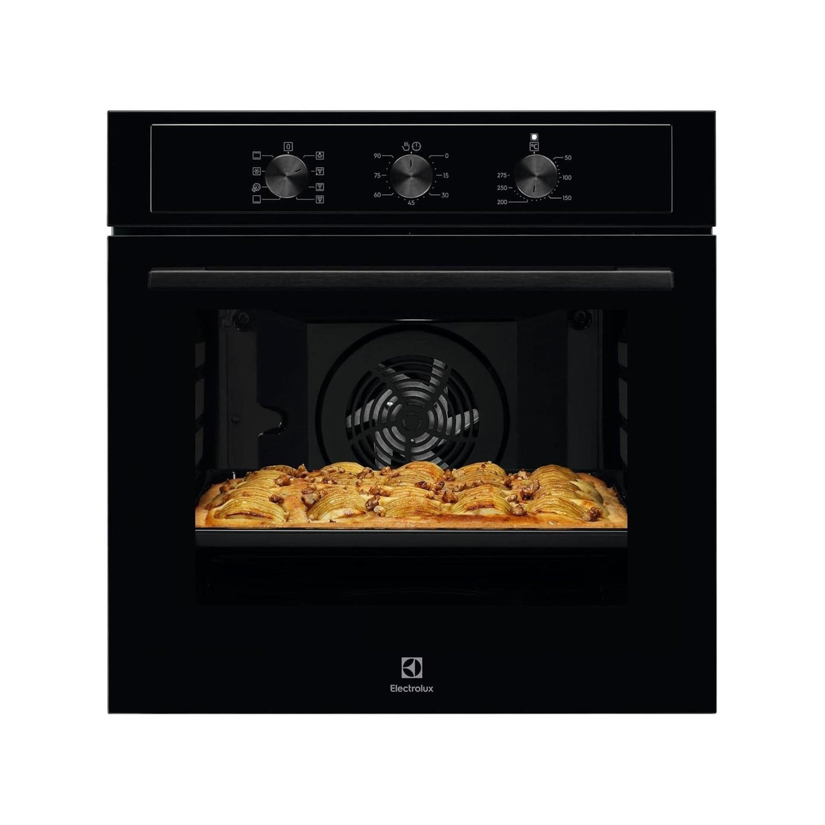 ELECTROLUX EOH2H044K FORNO DA INCASSO ELETTRICO VENTILATO 68LT FUNZIONE PIZZA ACQUA CLEAN CLASSE A+ NERO