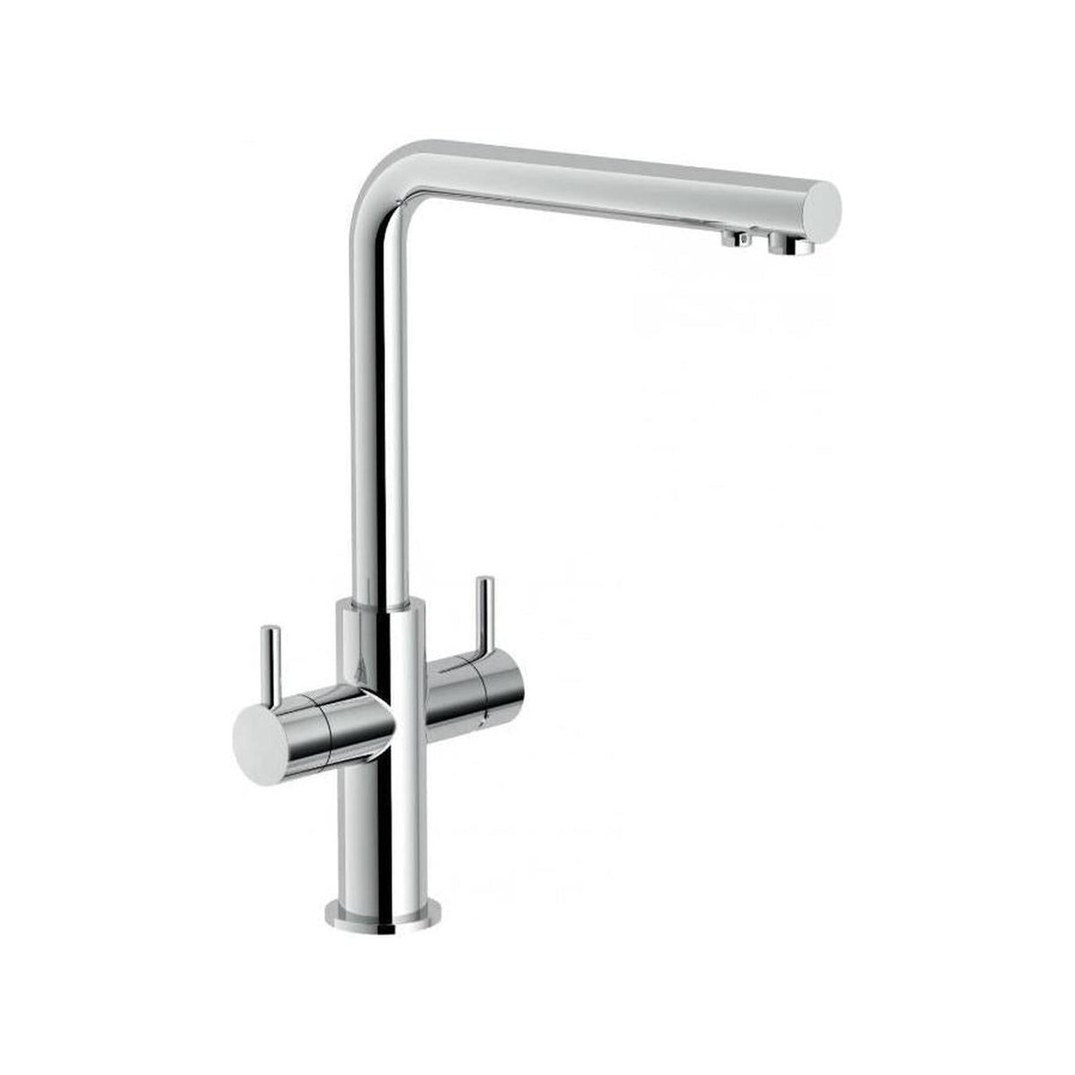 NOBILI AQ93823CR MISCELATORE DOPPIO COMANDO CANNA ALTA COLORE CROMATO