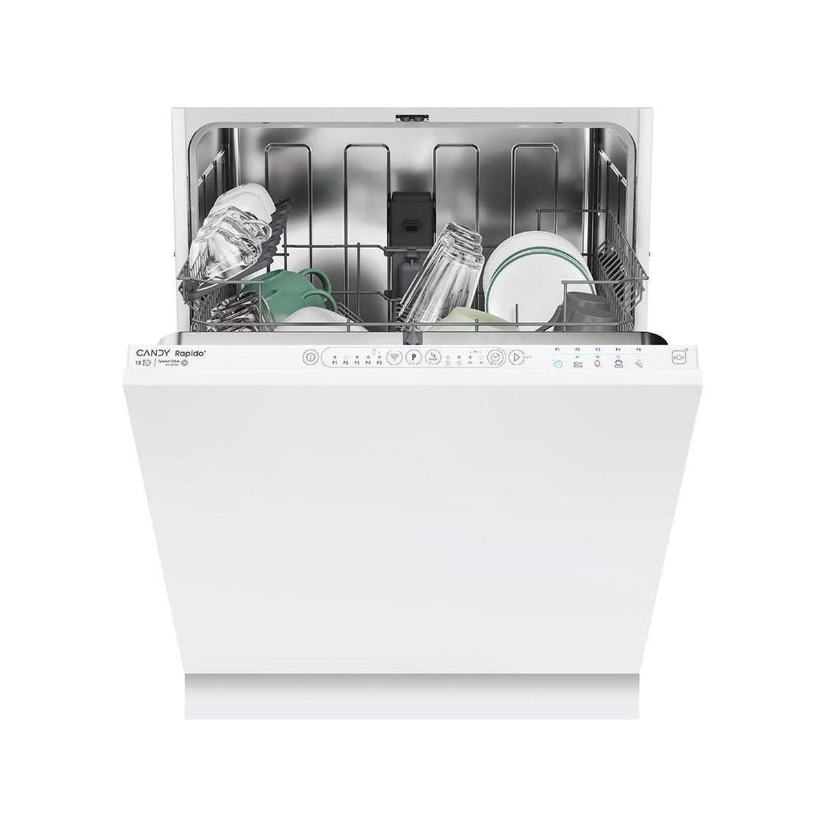 CANDY RAPIDO' CIP 3E7L0W LAVASTOVIGLIE DA INCASSO A SCOMPARSA TOTALE 13 COPERTI WIFI CLASSE E - CIP3E7LOW