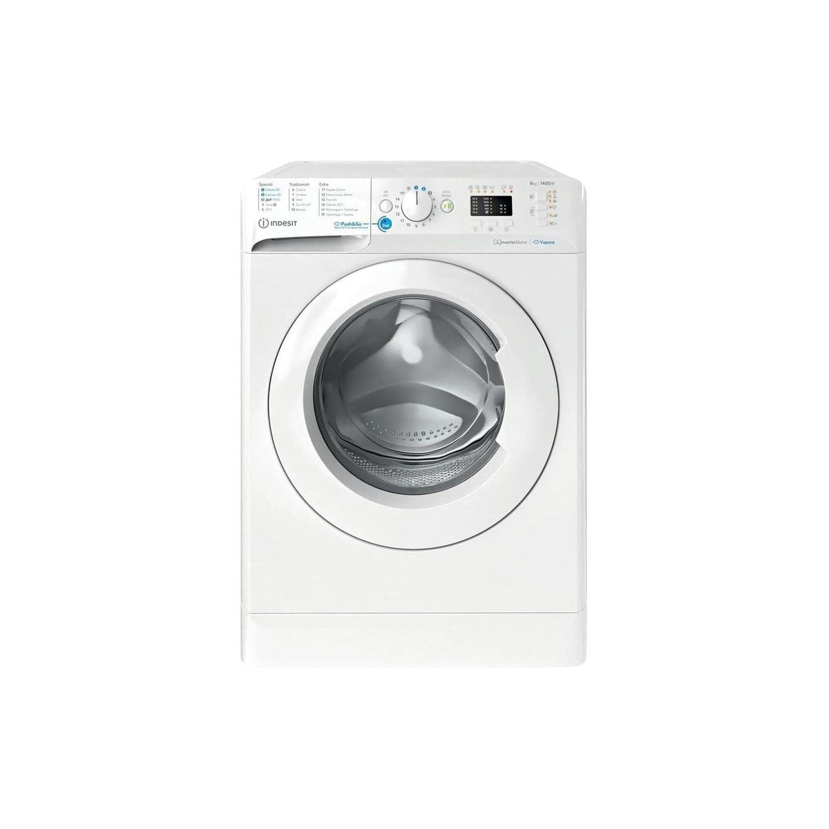 INDESIT BWA 81496X WV IT LAVATRICE 8KG 1400 GIRI INVERTER CLASSE A - BWA81496XWVIT