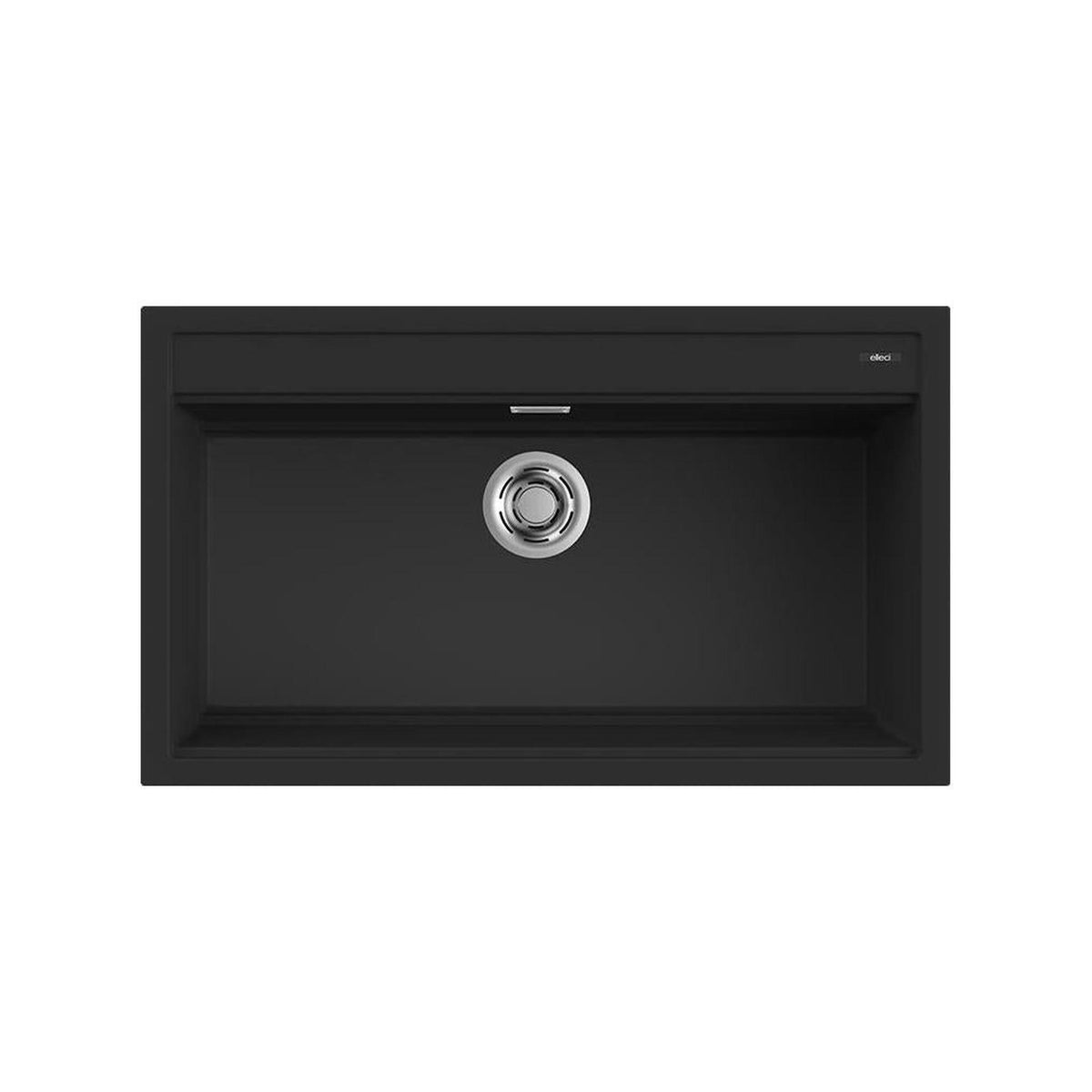 ELLECI LKB36086 BEST 360 LAVELLO MONOVASCA 86x51 CM COLORE NERO