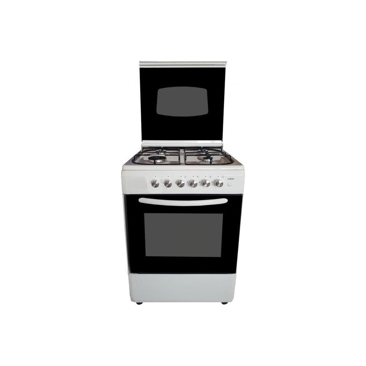 LAREL L6005VB CUCINA 60X60 4 FUOCHI A GAS E FORNO A GAS - BIANCA