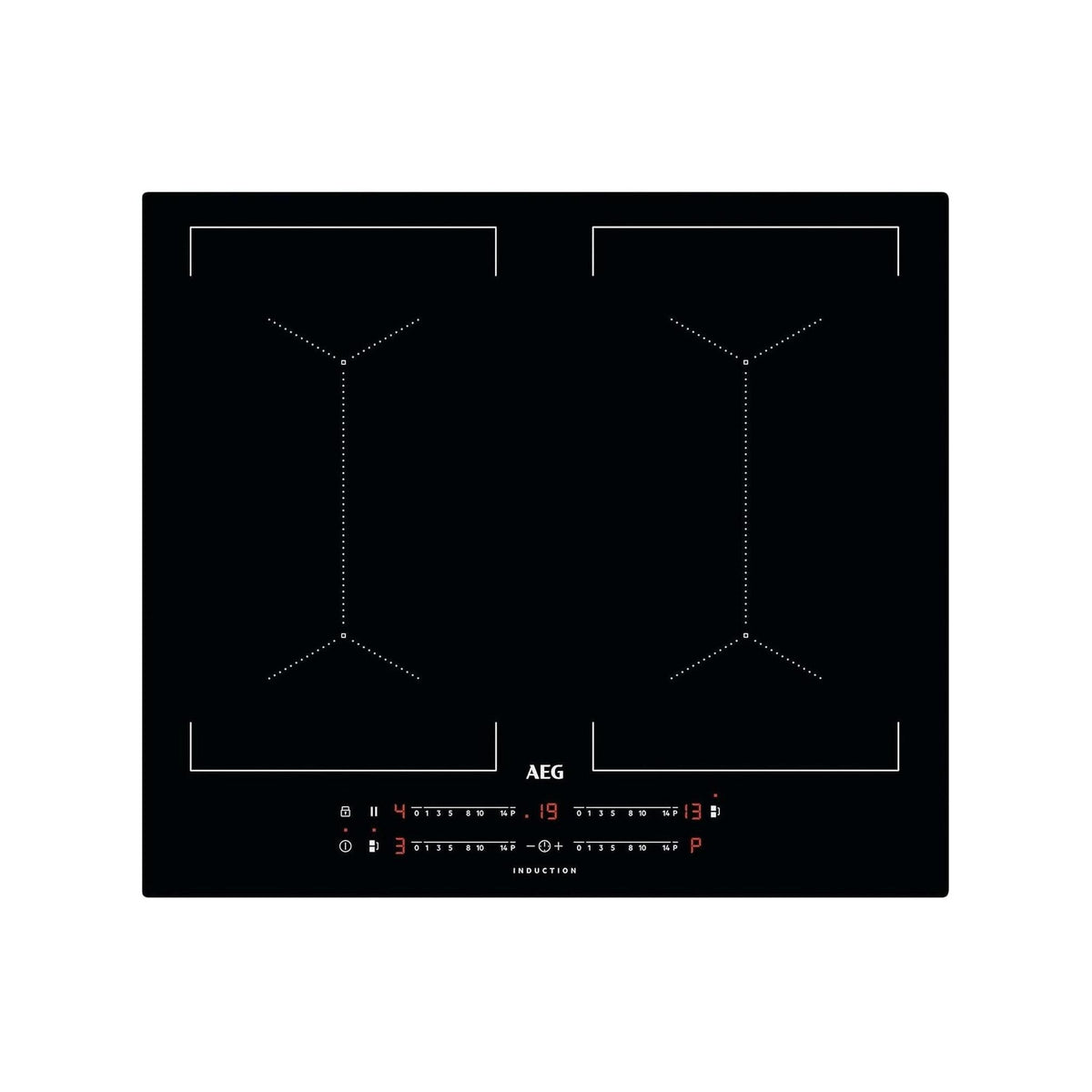 AEG IKE64453IB PIANO COTTURA A INDUZIONE 60CM 4 ZONE COTTURA IN VETROCERAMICA NERO