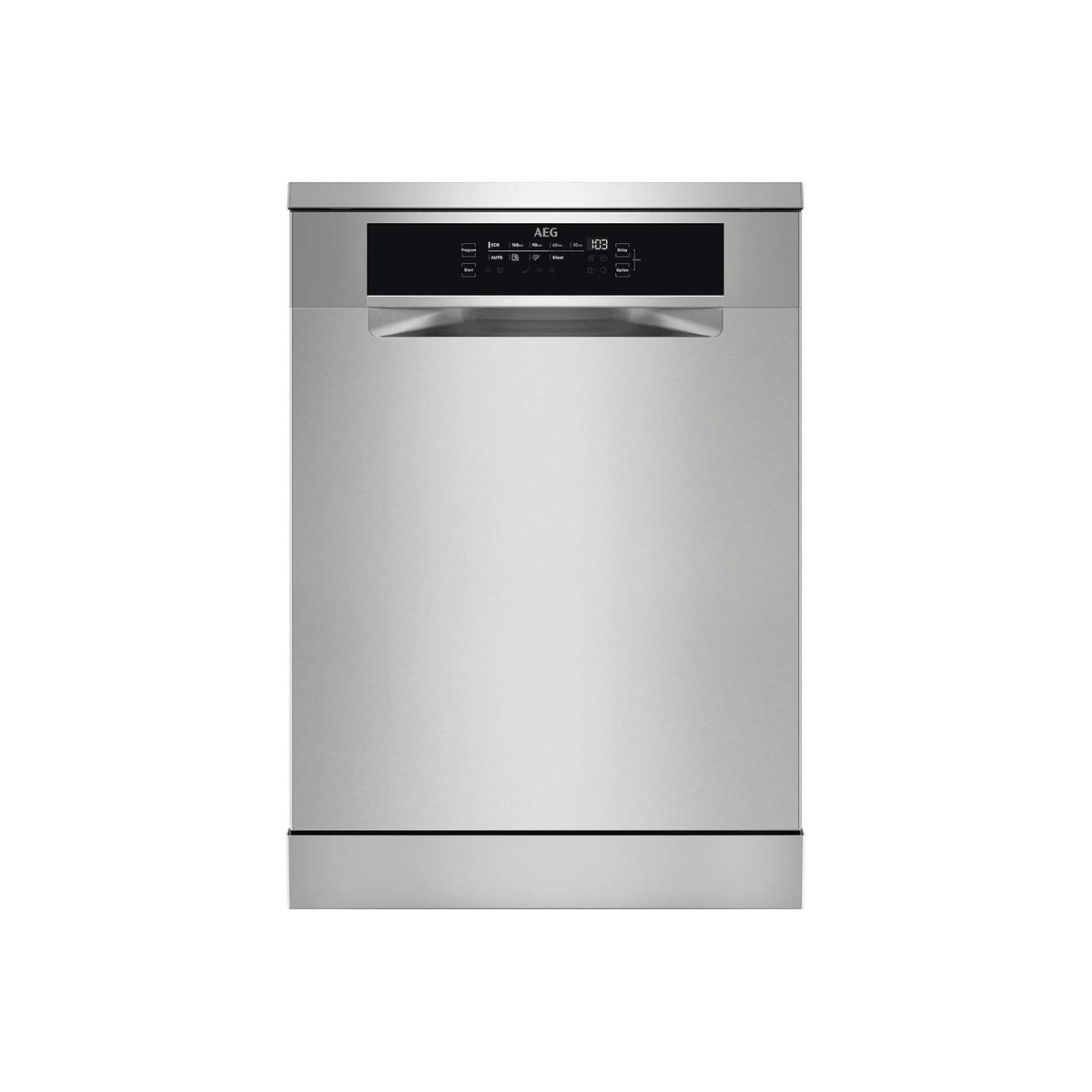 AEG FFB74707PM LAVASTOVIGLIE LIBERA INSTALLAZIONE 14 COPERTI MOTORE INVERTER CLASSE C INOX
