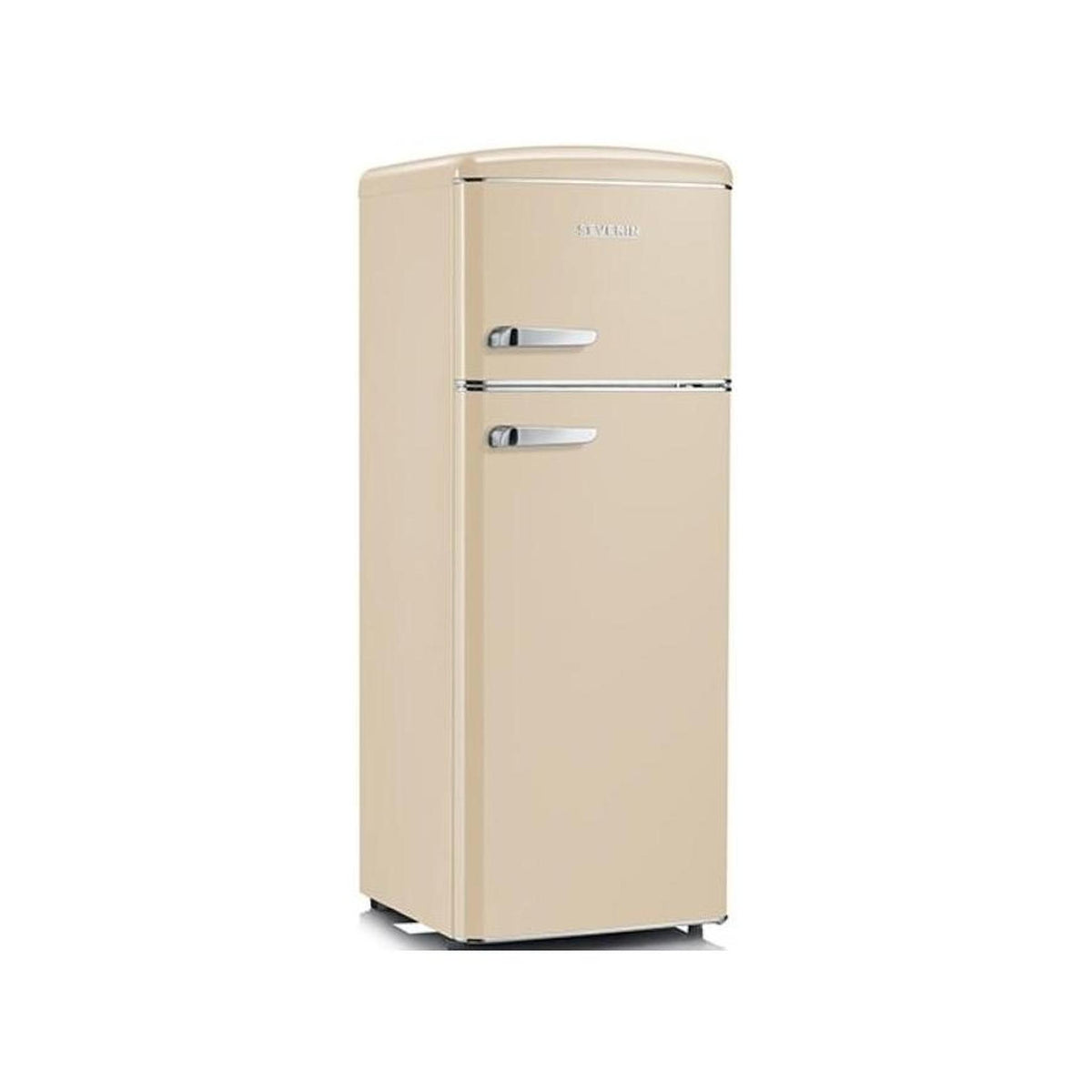 OUTLET SEVERIN O-RKG 8933 FRIGORIFERO DOPPIA PORTA LINEA RETRO' 208 LT CLASSE E COLORE CREMA - CON DIFETTI