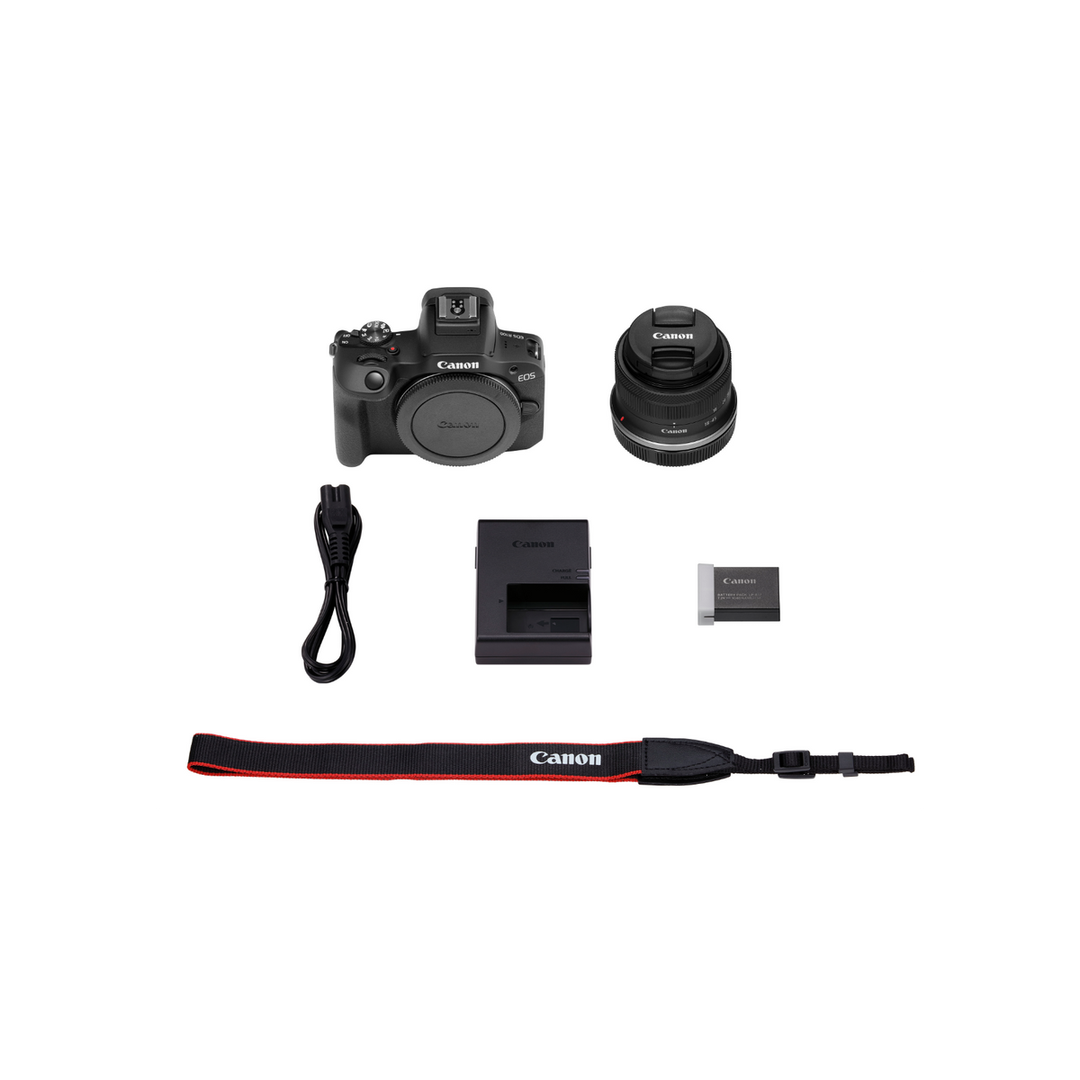 CANON KIT-EOSR100 FOTOCAMERA REFLEX MIRRORLESS 24MPX ZOOM OTTICO 2,5X - PROMO