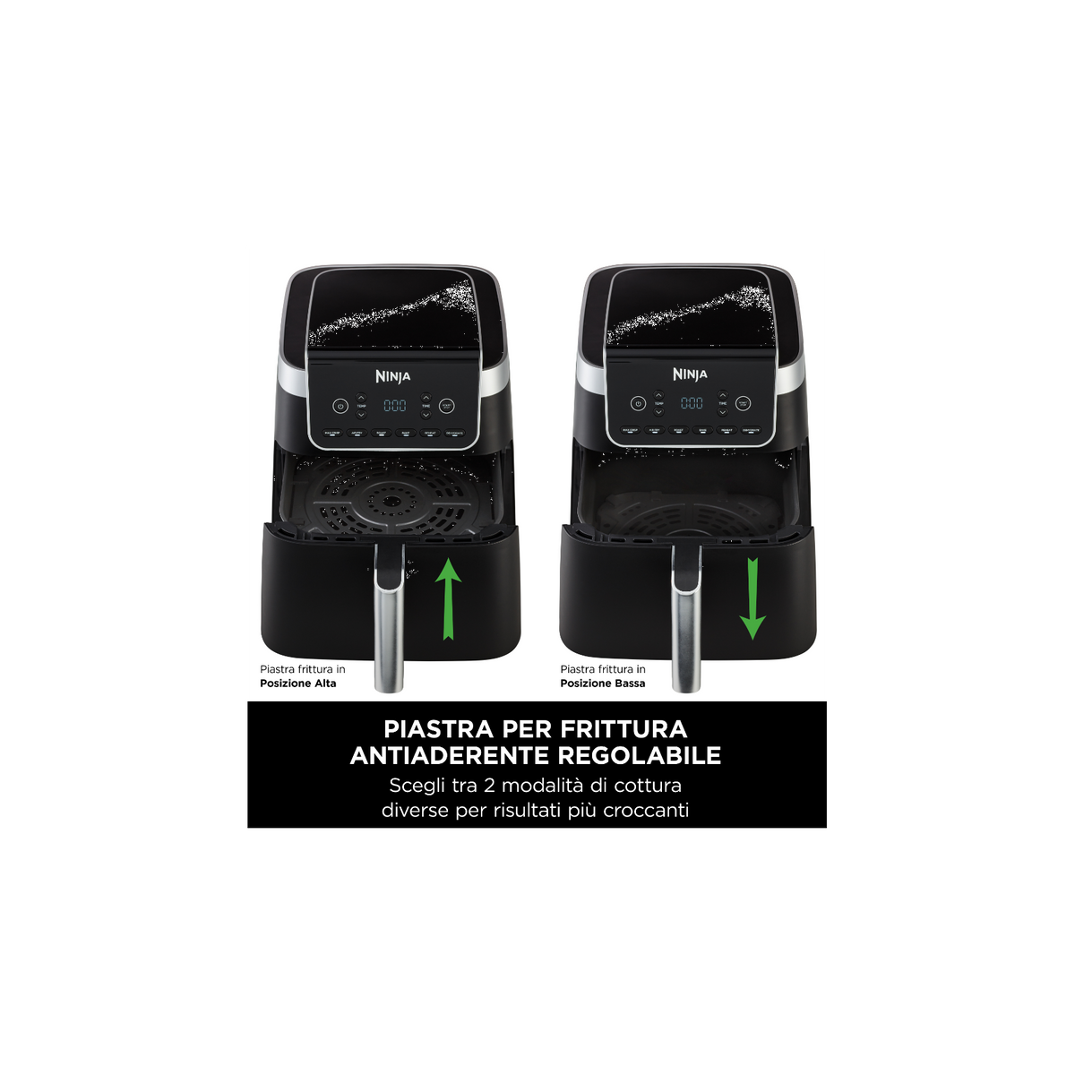 NINJA AF180EU FRIGGITRICE AD ARIA 6,2LT - NERO