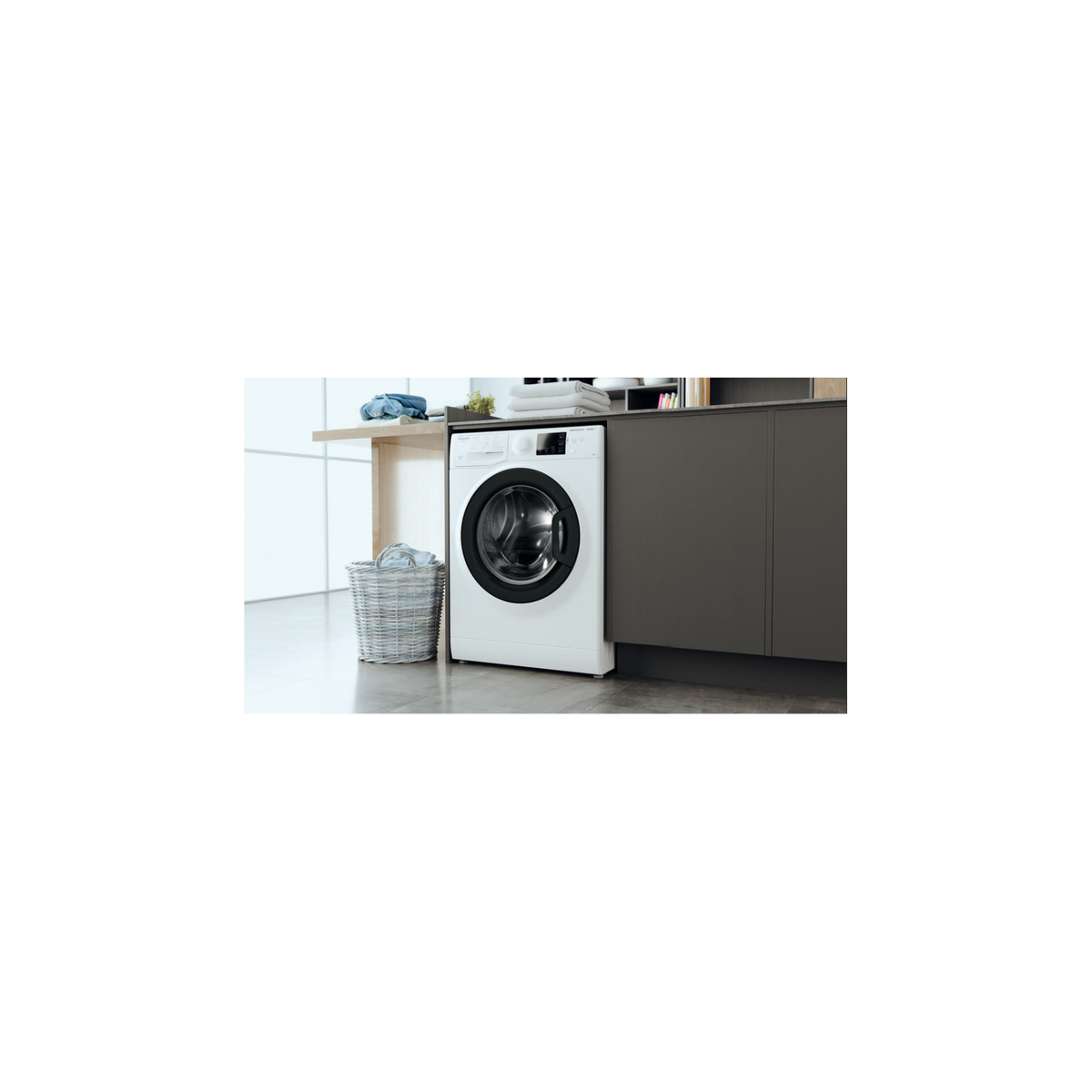 HOTPOINT ARISTON RSSG R527 B IT LAVATRICE SLIM 44CM 7KG 1200 GIRI INVERTER VAPORE CLASSE B - RSSGR527BIT