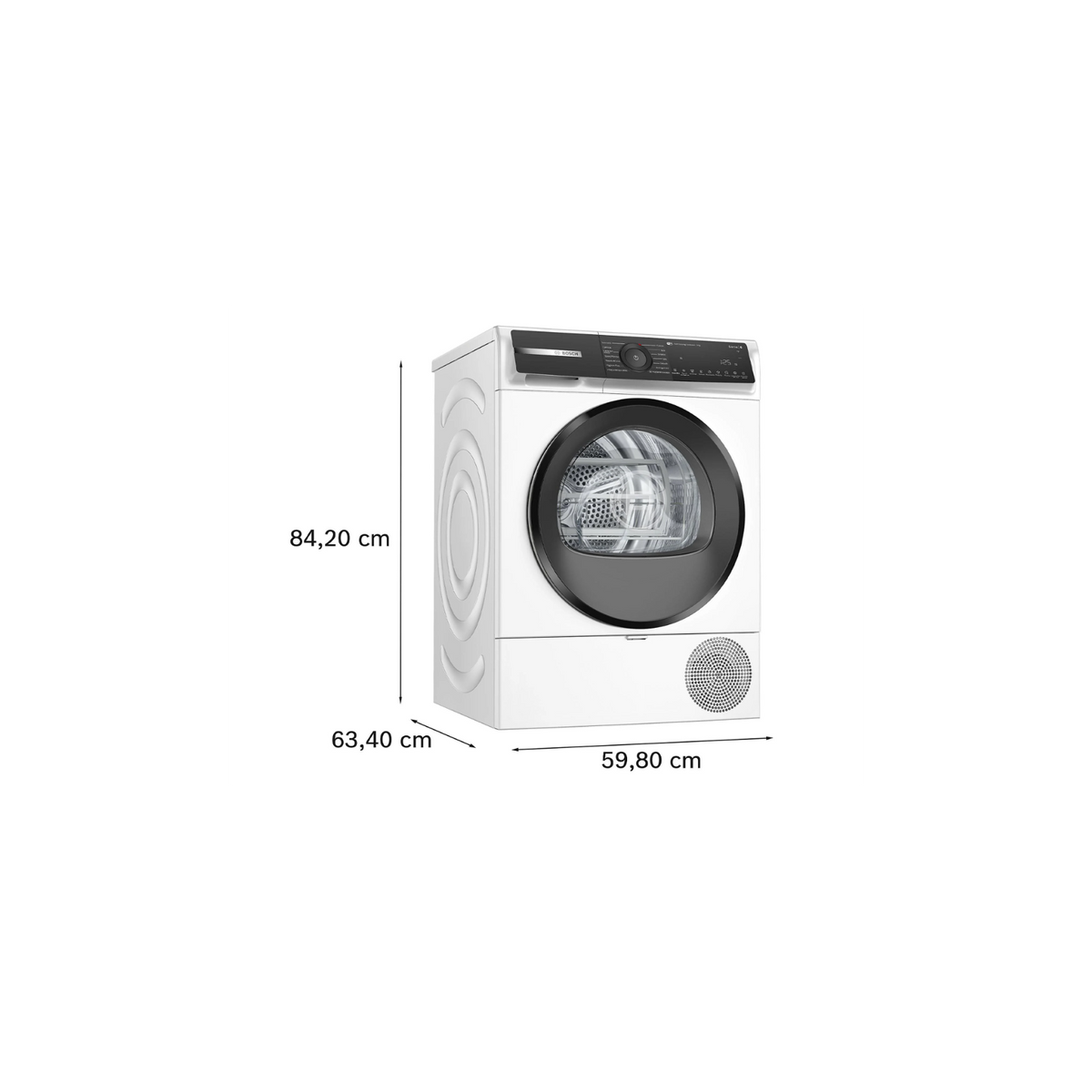 BOSCH WQH245B0IT ASCIUGATRICE A POMPA DI CALORE 9KG WIFI CLASSE C