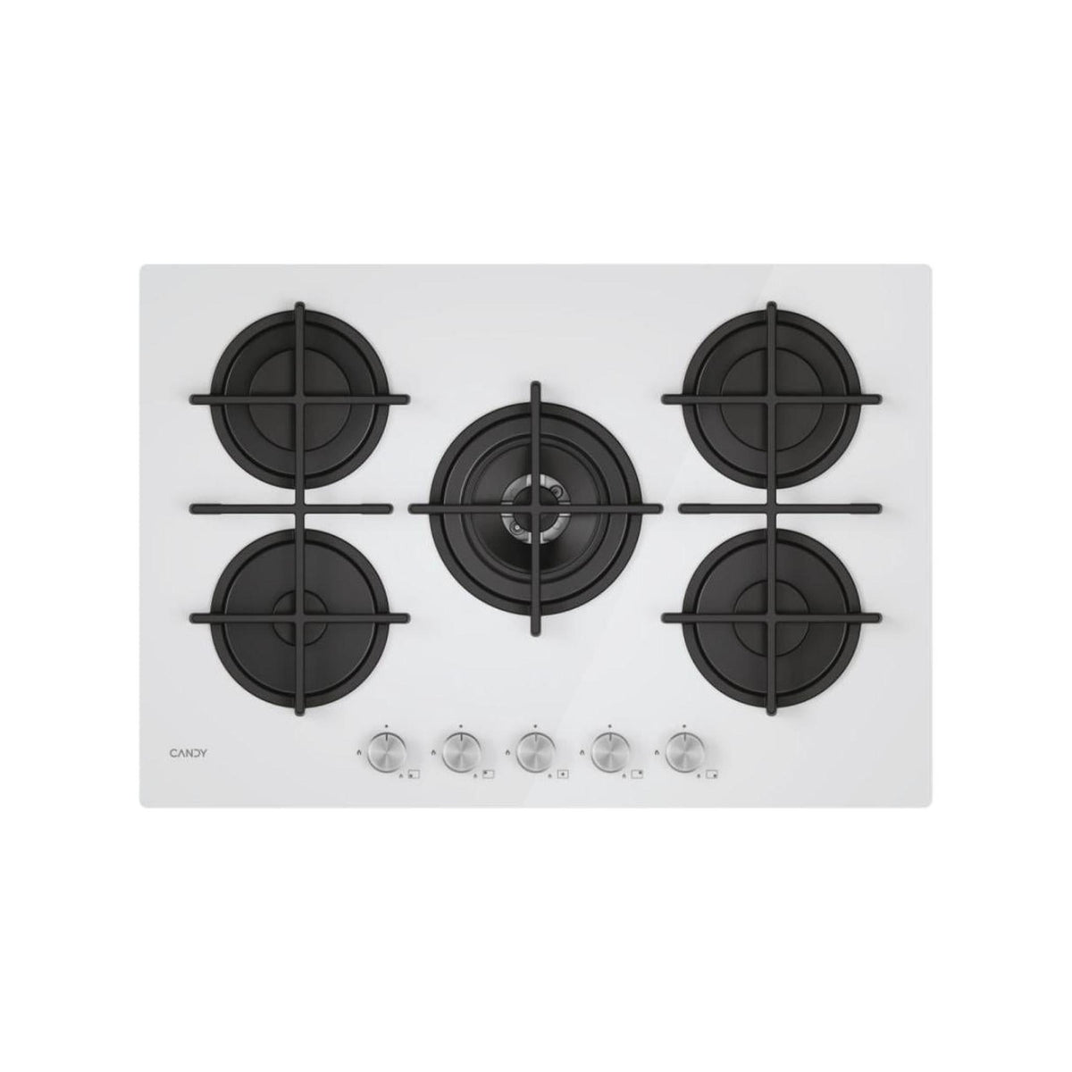 CANDY CVG74WTW PIANO COTTURA DA INCASSO 75 CM 5 FUOCHI A GAS COLORE BIANCO